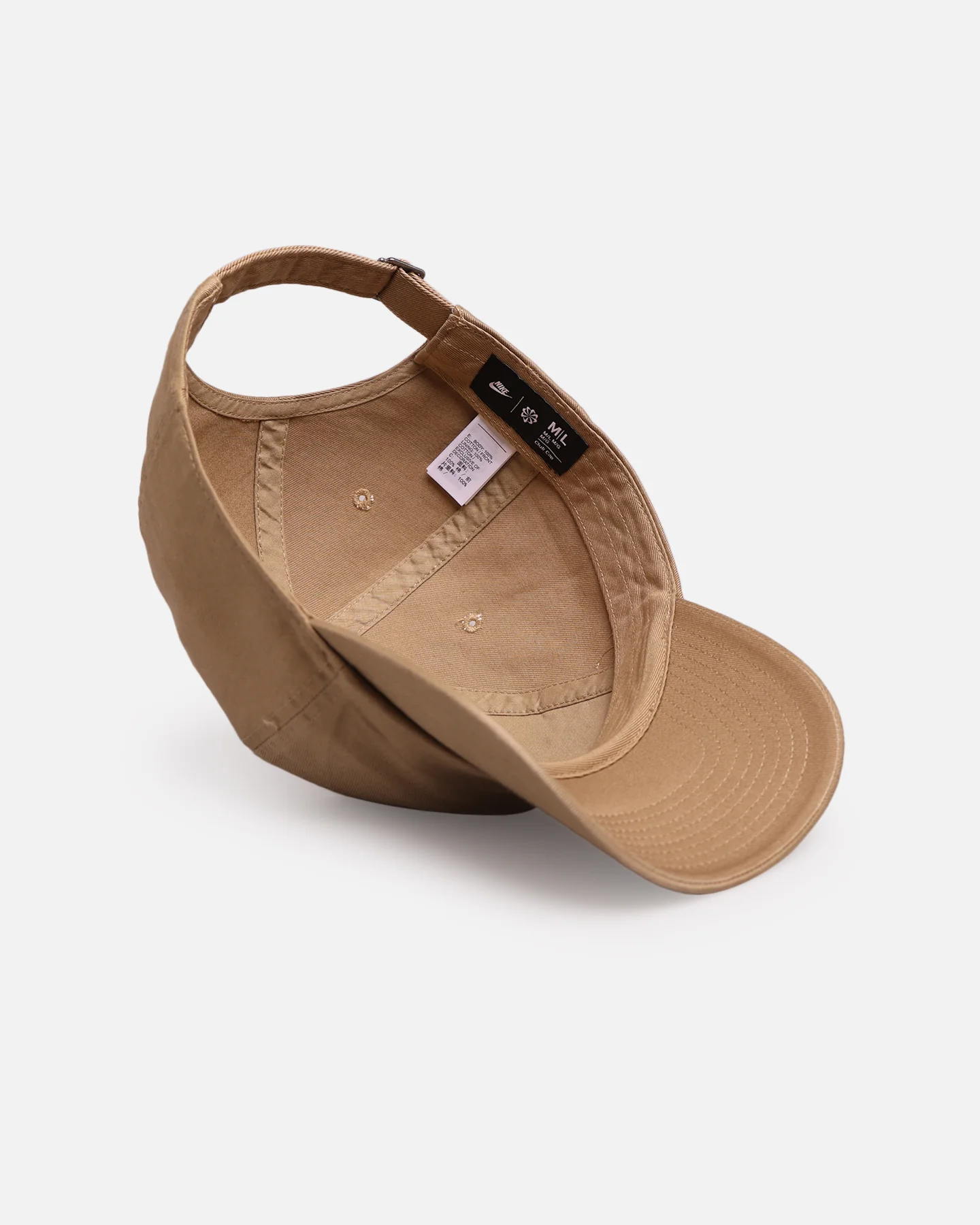 Nike Club Unstructured Futura Wash Cap Beige/White - Image 6