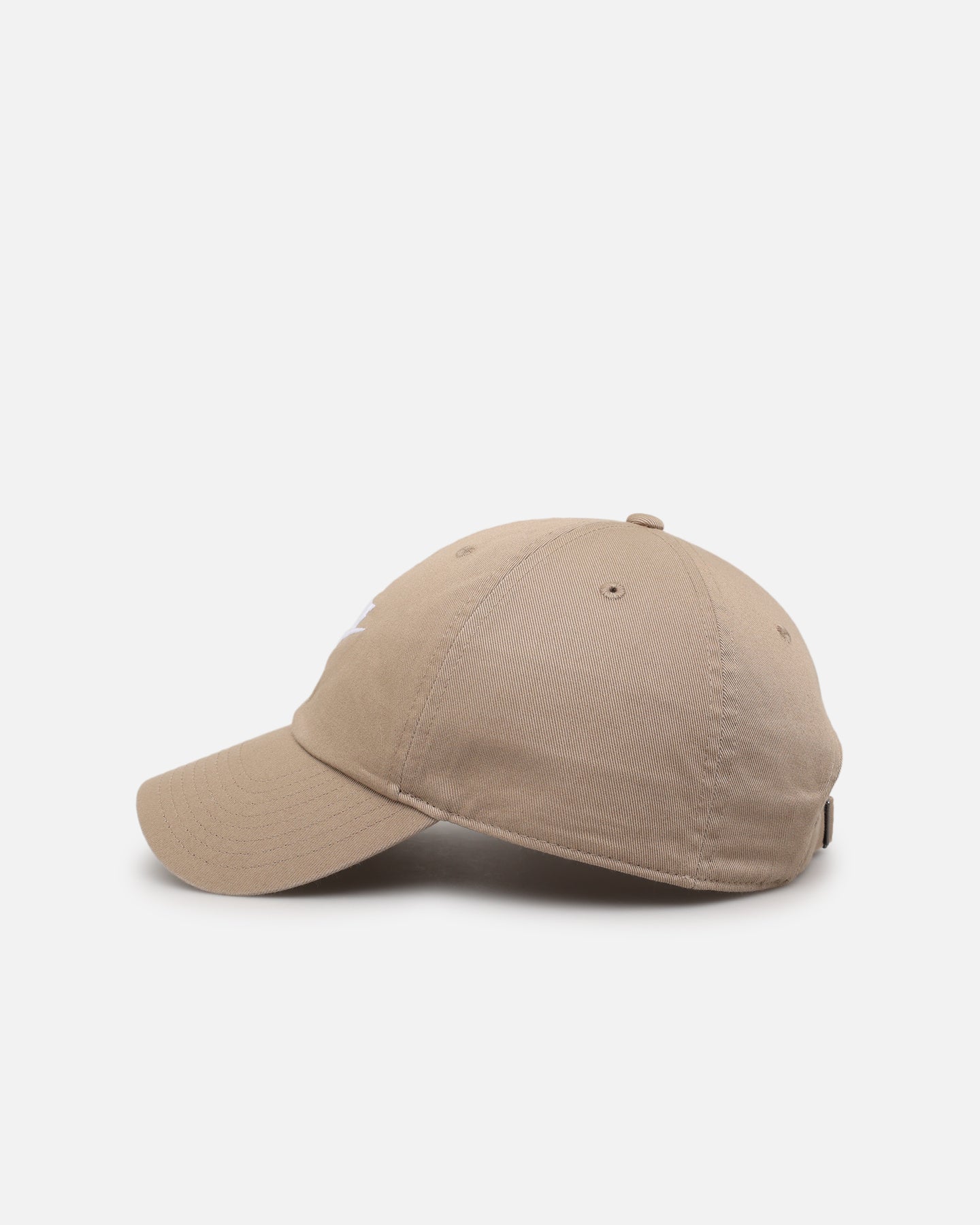 Nike Club Unstructured Futura Wash Strapback Cap Khaki/White - Image 4