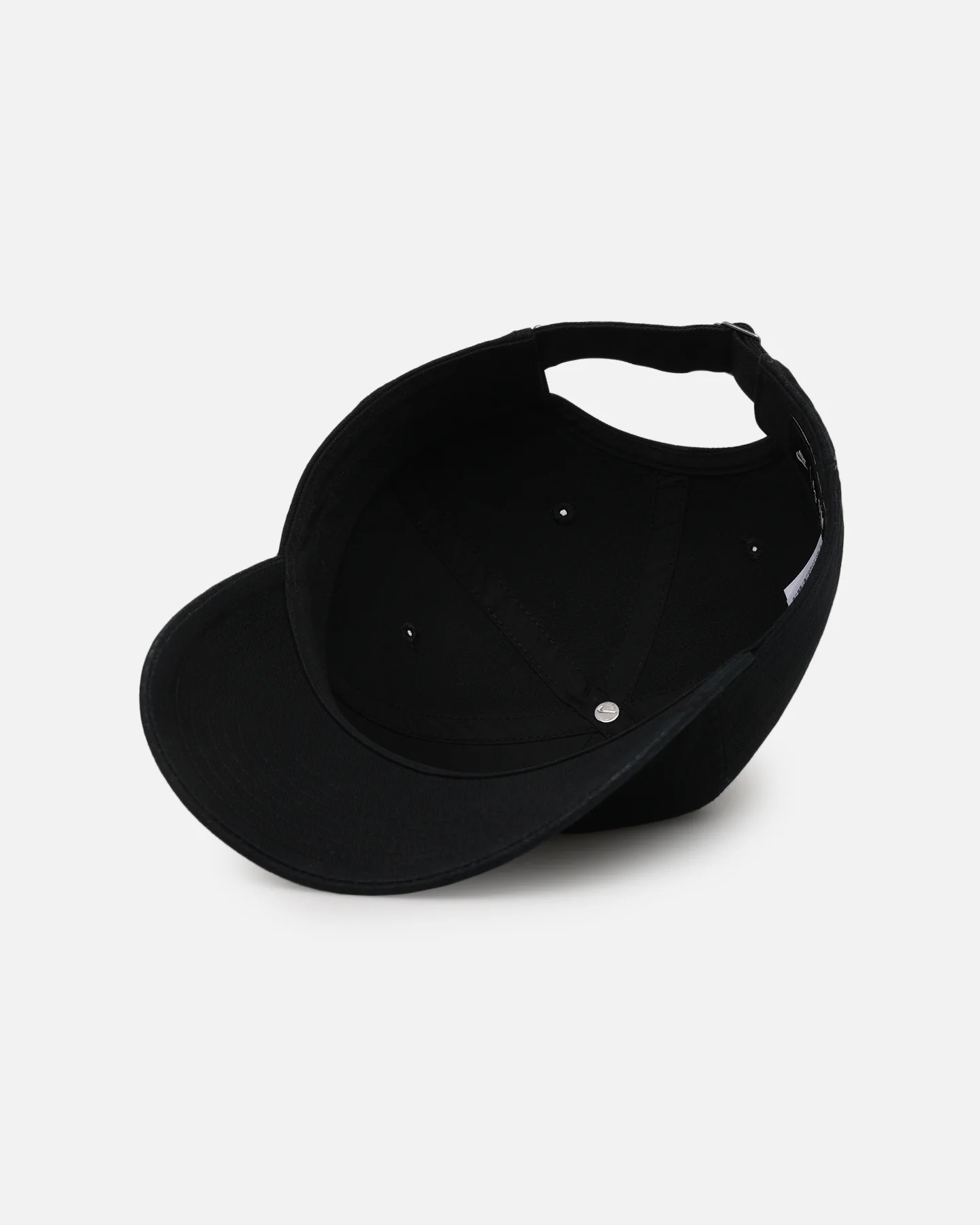 Nike Club Unstructured Patch 6 Panel Strapback Black - Image 6