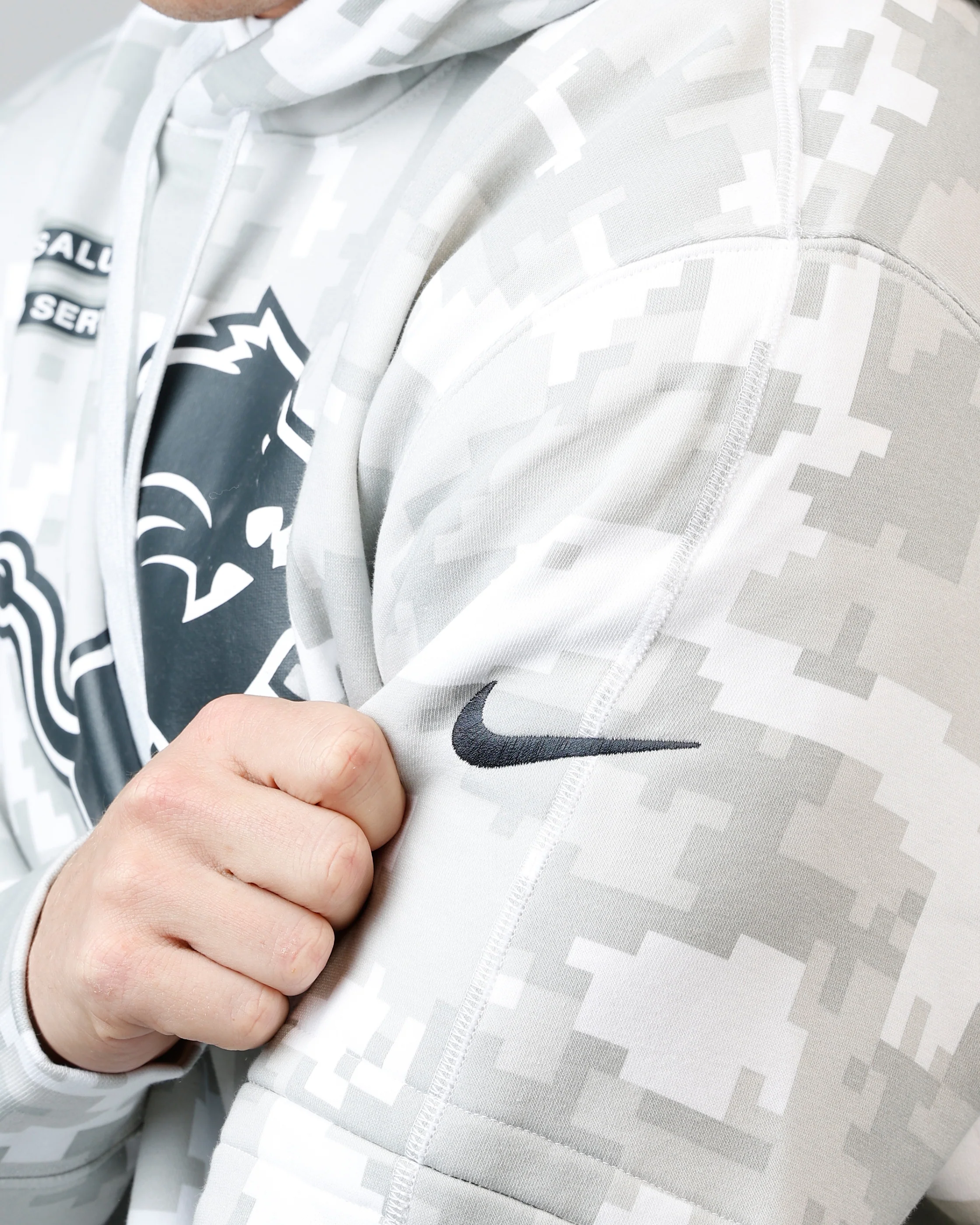 Nike Detroit Lions Salute to Service Hoodie Camouflage - Image 7