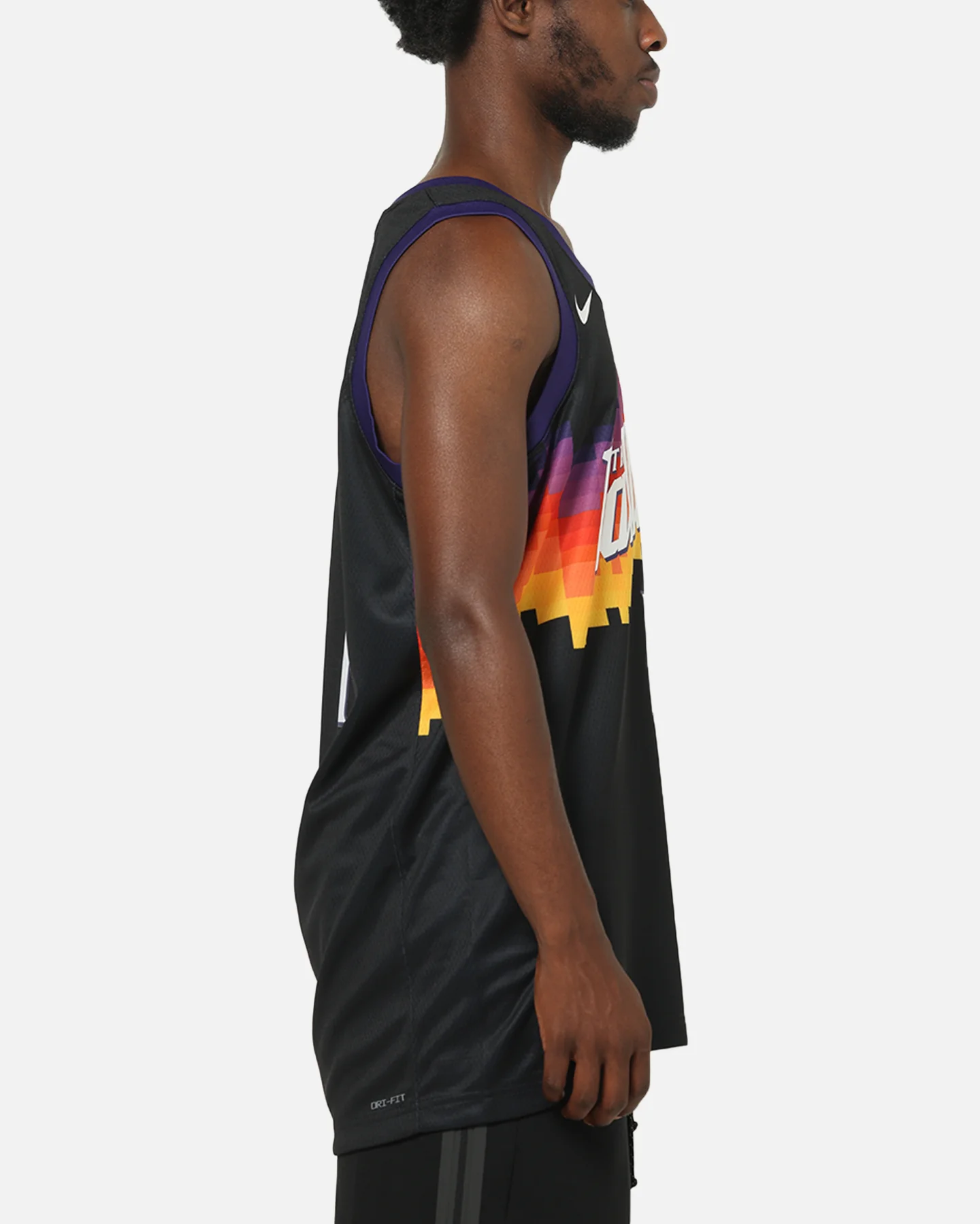 Nike Devin Booker Phoenix Suns #1 City Edition Dri-FIT NBA Swingman Jersey Black - Image 5