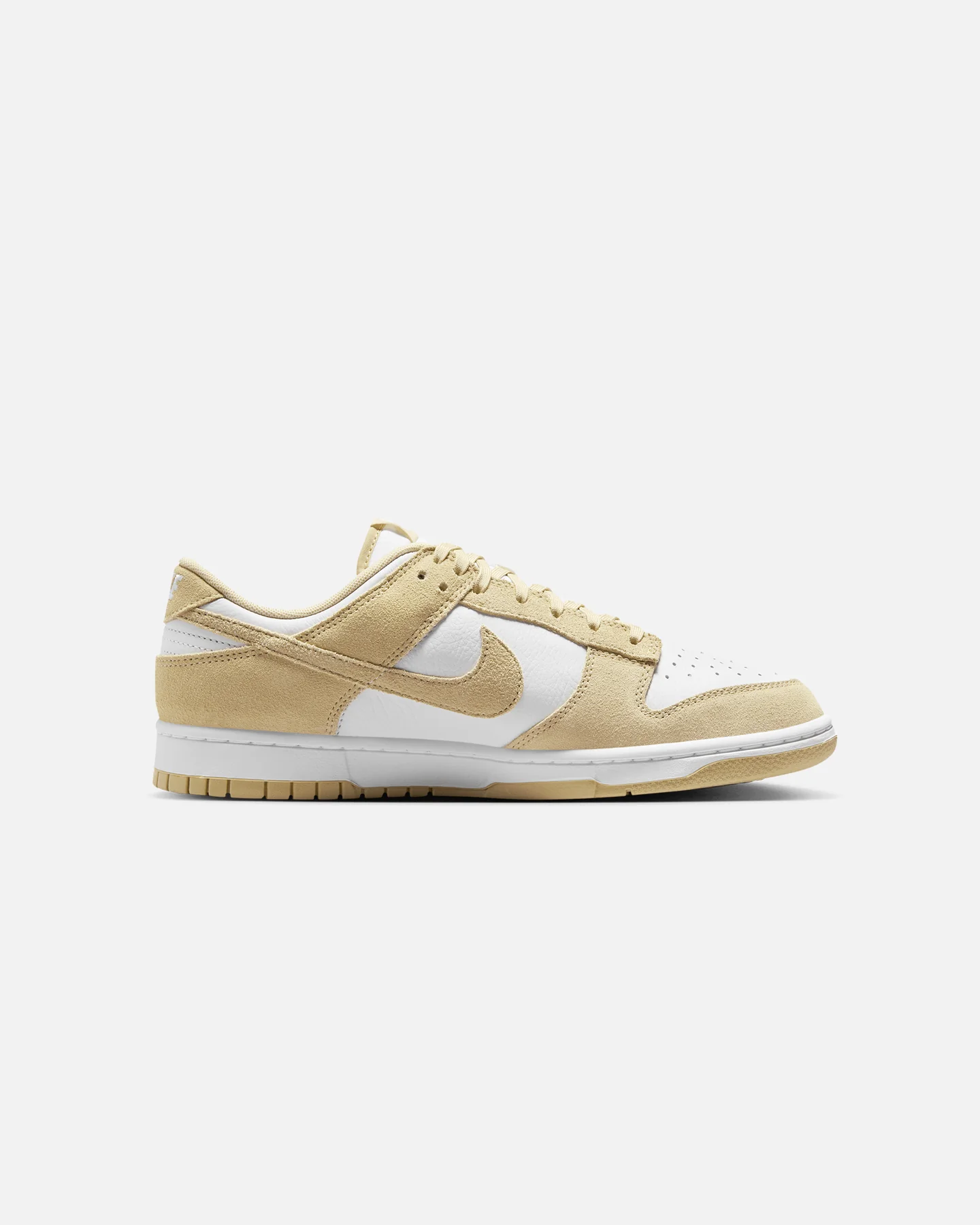 Nike Dunk Low Retro SE 'Team Gold Suede' White/Gold - Image 4