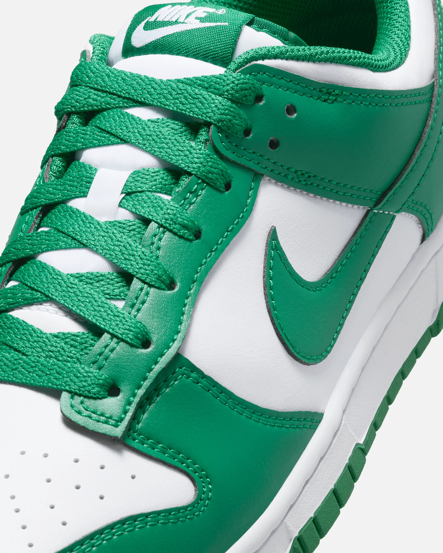 Nike Dunk Low Retro "Malachite" White/Green - Image 6