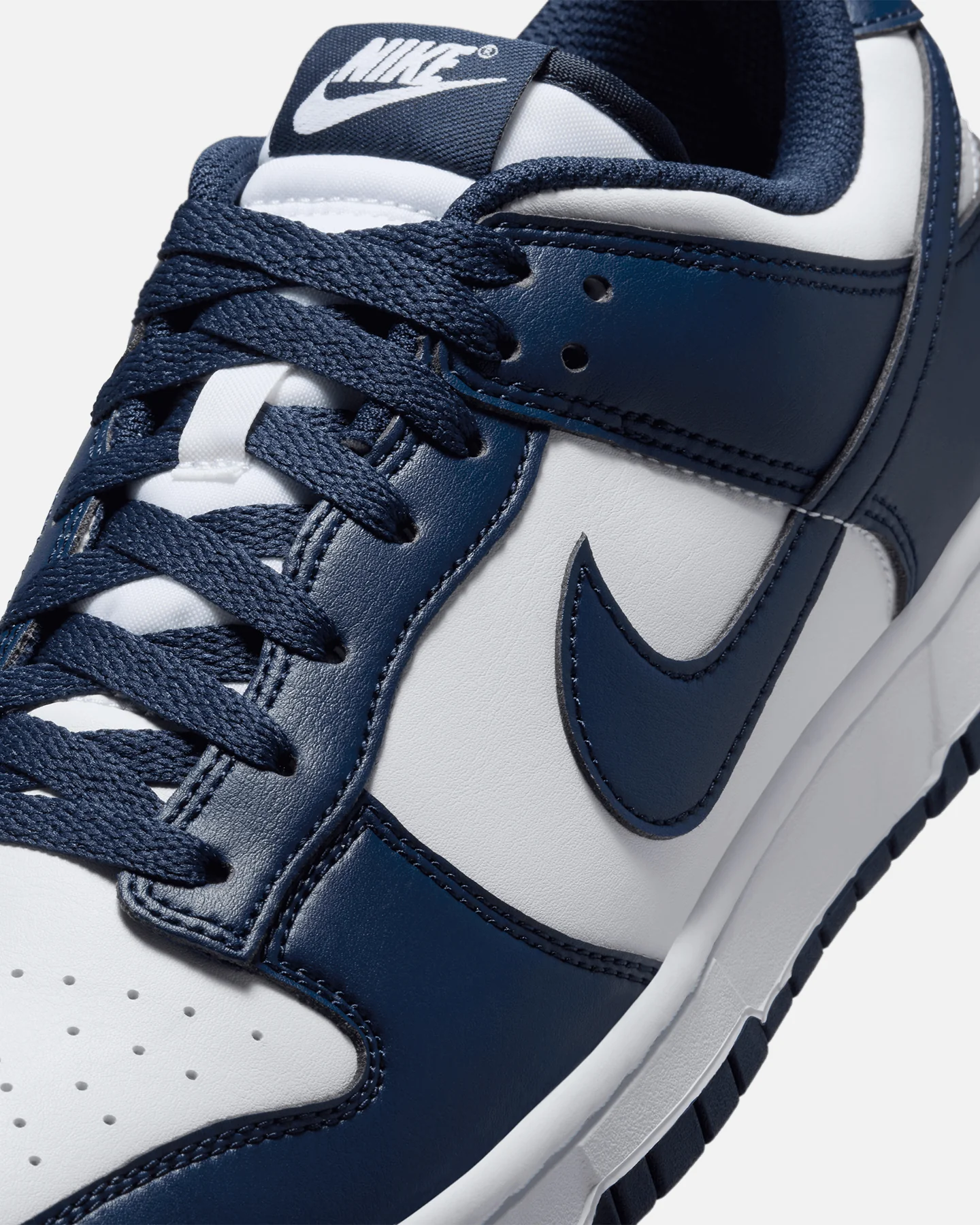 Nike Dunk Low Retro "Midnight Navy" White/Midnight - Image 6