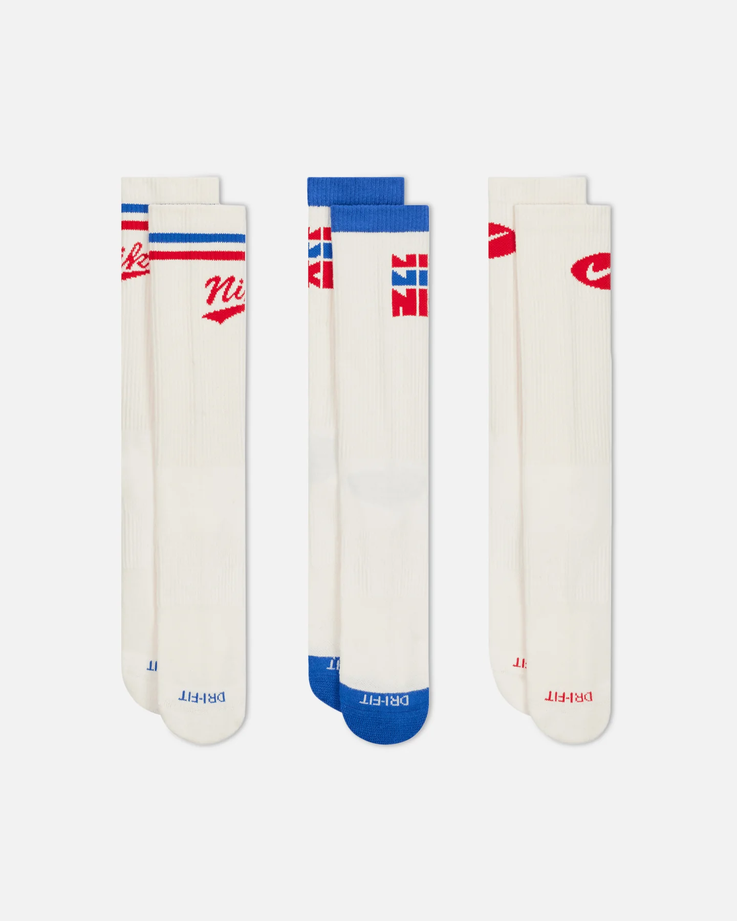 Nike Everyday Plus Crew Socks (3 Pair) Multi