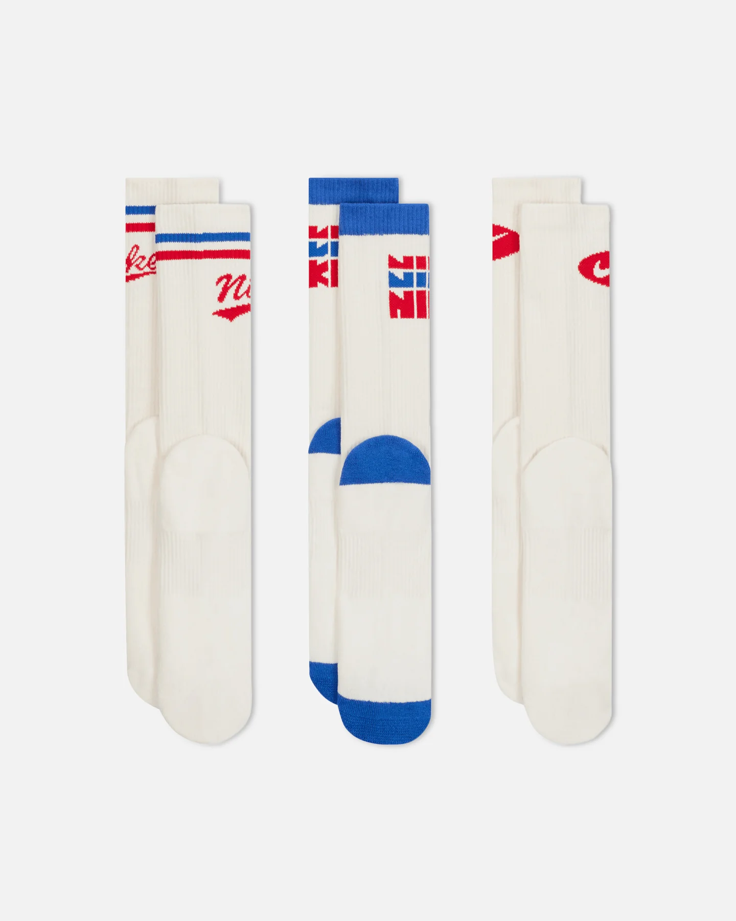 Nike Everyday Plus Crew Socks (3 Pair) Multi - Image 2