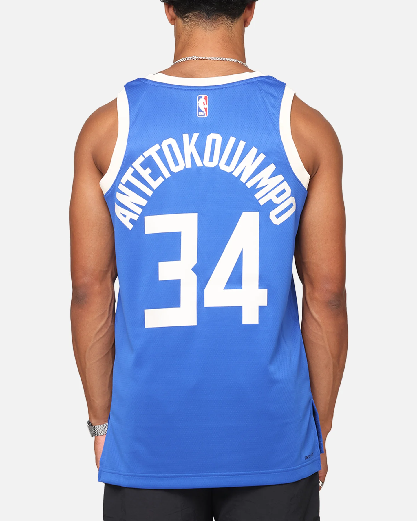 Nike Giannis Antetokounmpo Milwaukee Bucks #34 City Edition 2024/25 Nike Dri-Fit NBA Swingman Jersey Game Royal - Image 2