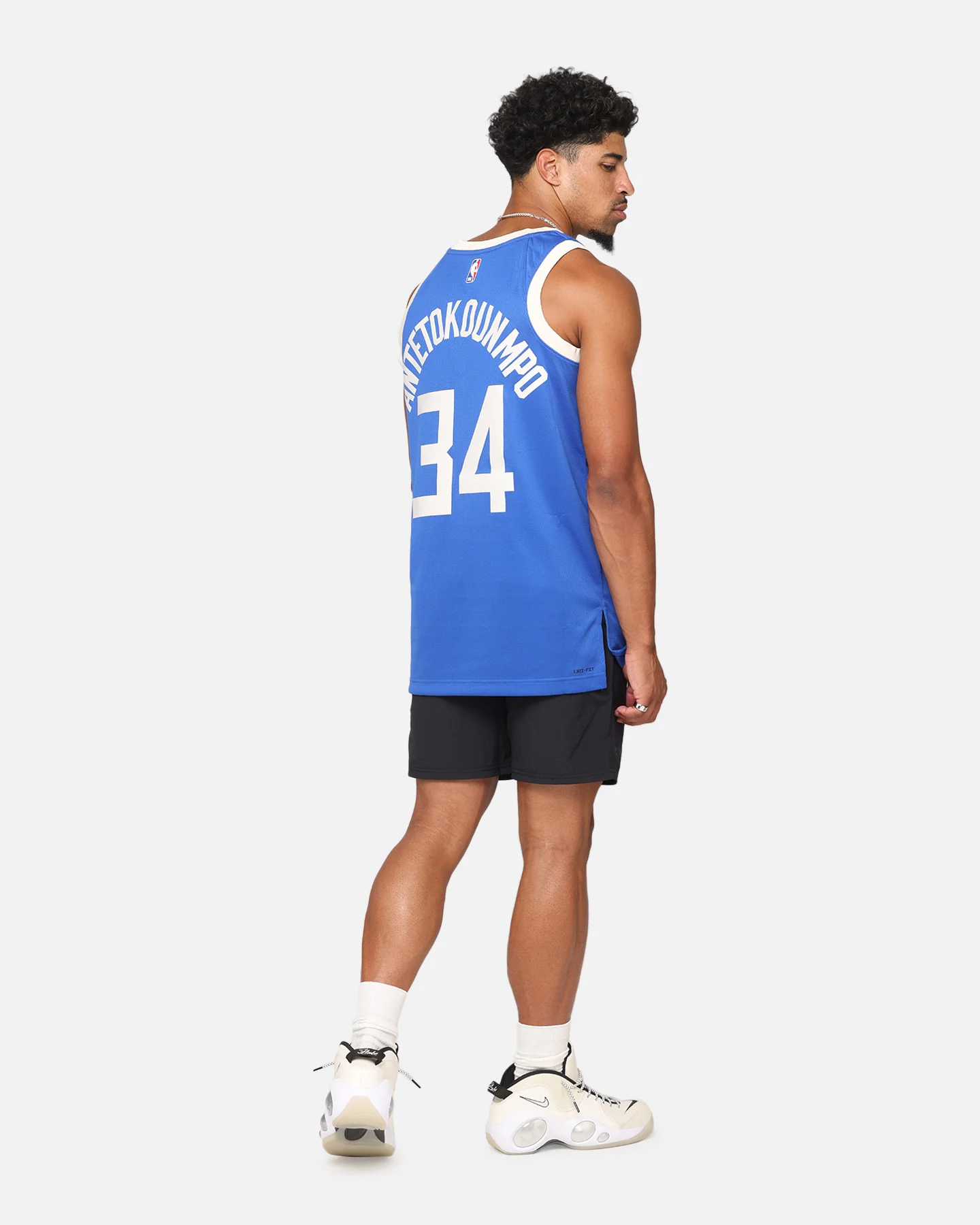 Nike Giannis Antetokounmpo Milwaukee Bucks #34 City Edition 2024/25 Nike Dri-Fit NBA Swingman Jersey Game Royal - Image 4