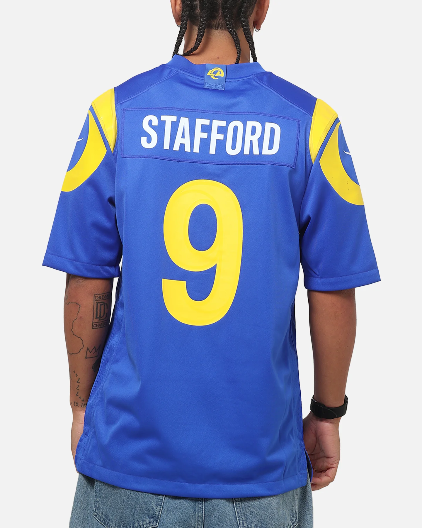 Nike Los Angeles Rams Matthew Stafford #9 Home Game NFL Jersey Royal Blue - Image 2