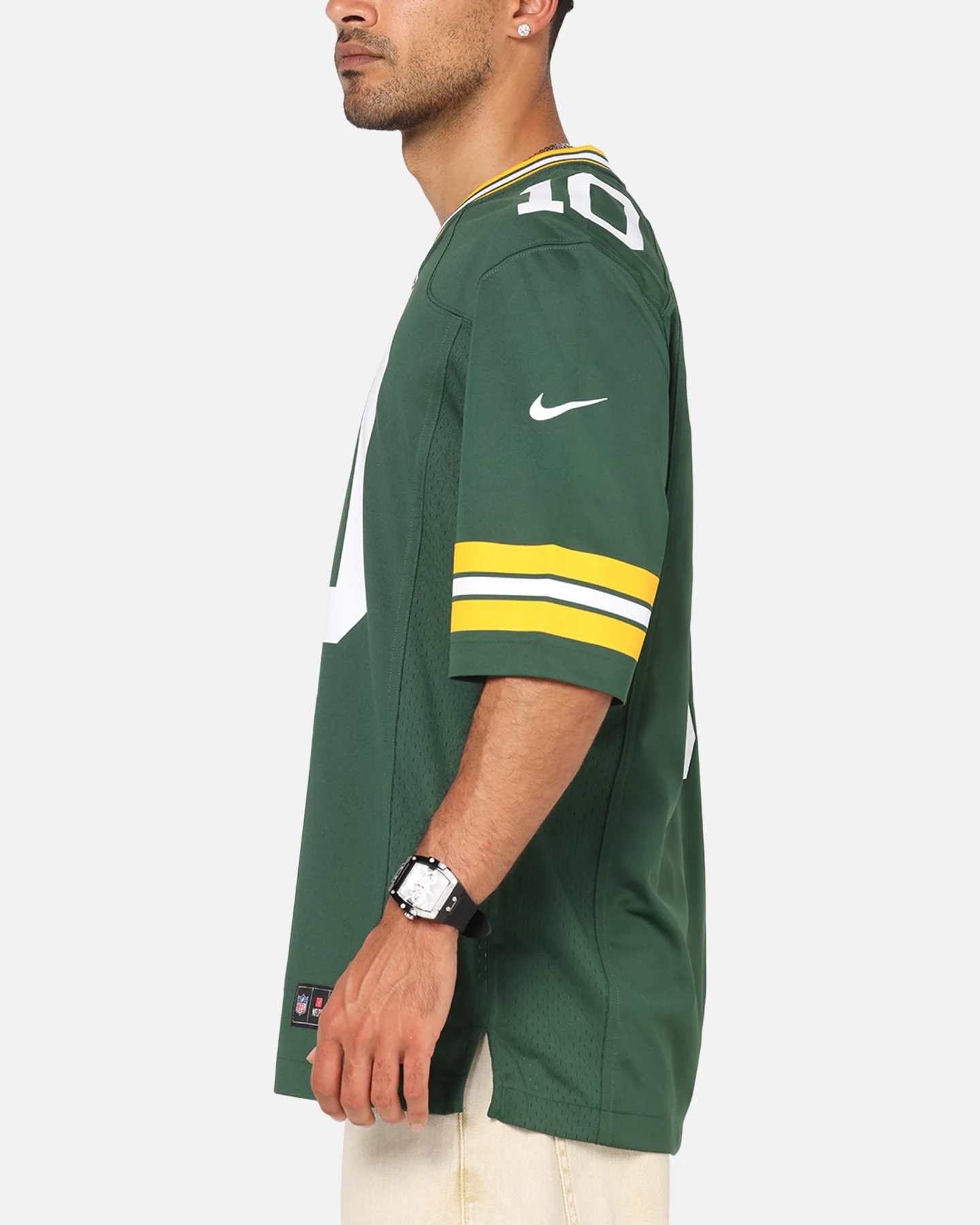 Nike Green Bay Packers Jordan Love #10 Home Game NFL Jersey Green - Image 6