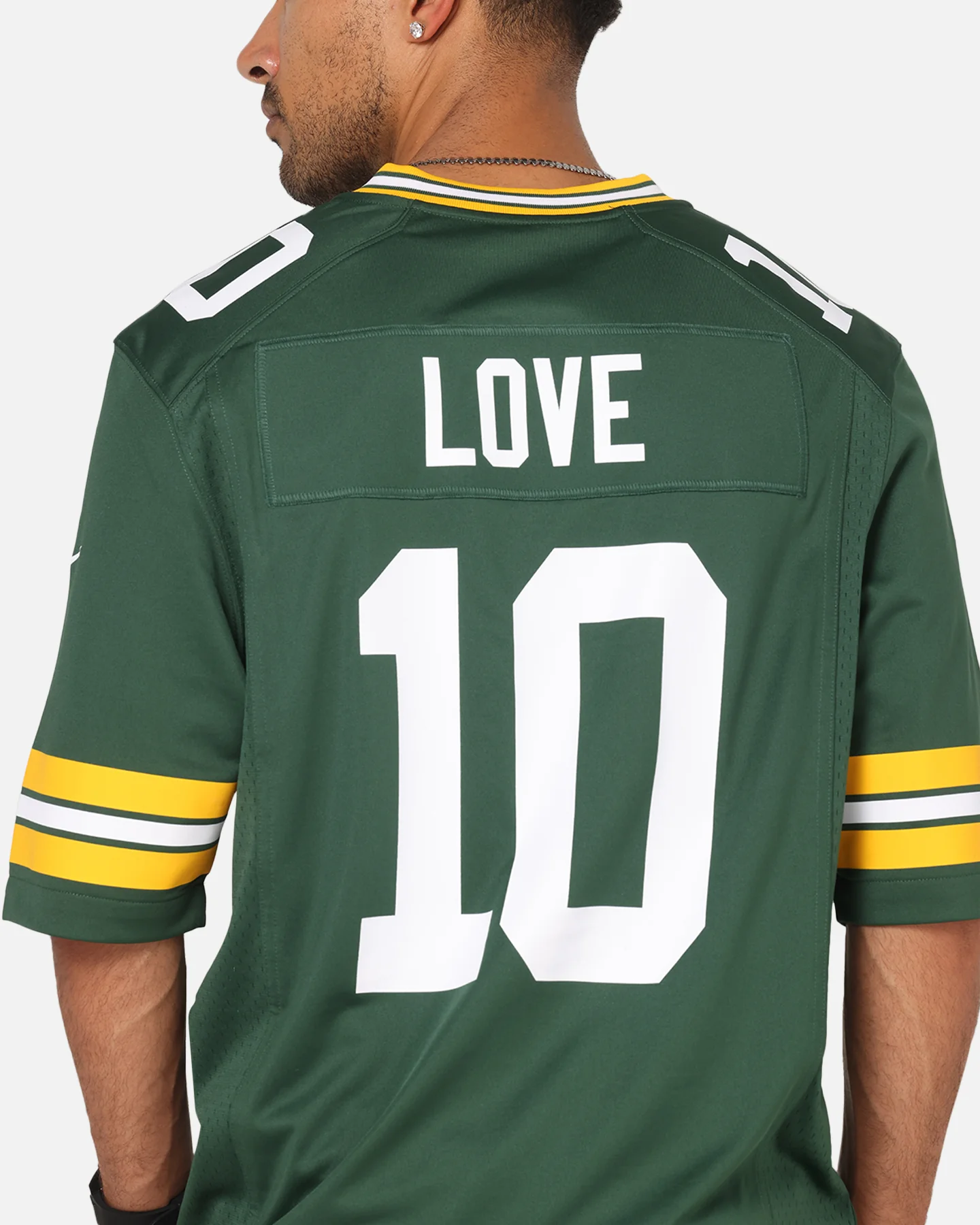 Nike Green Bay Packers Jordan Love #10 Home Game NFL Jersey Green - Image 8