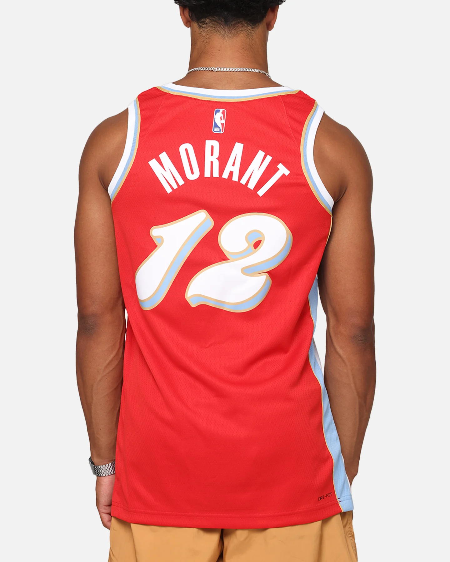 Nike Ja Morant Memphis Grizzlies #12 City Edition 2024/25 Nike Dri-Fit NBA Swingman Jersey University Red - Image 2
