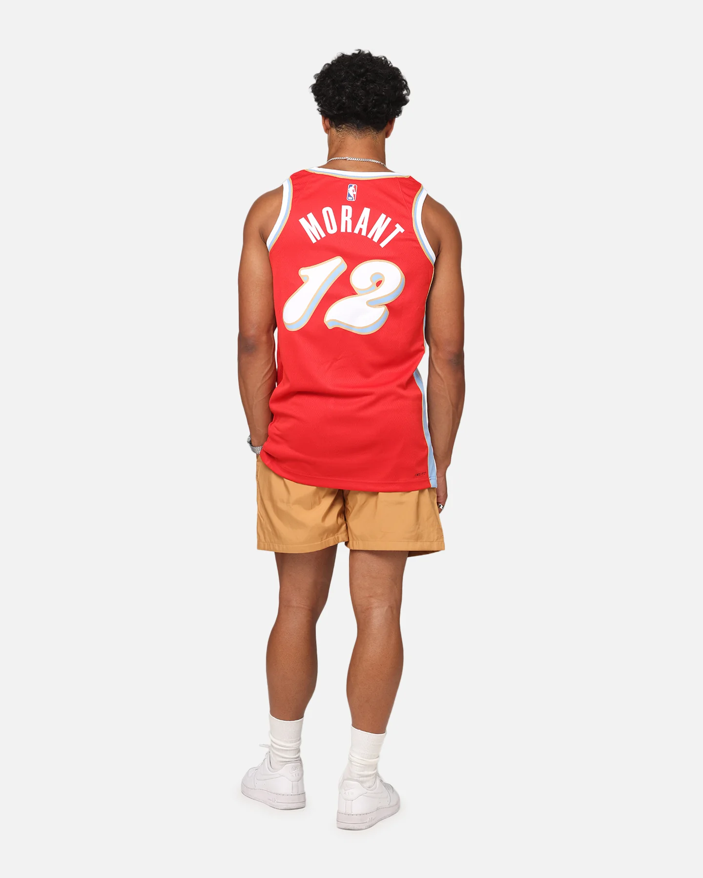 Nike Ja Morant Memphis Grizzlies #12 City Edition 2024/25 Nike Dri-Fit NBA Swingman Jersey University Red - Image 4