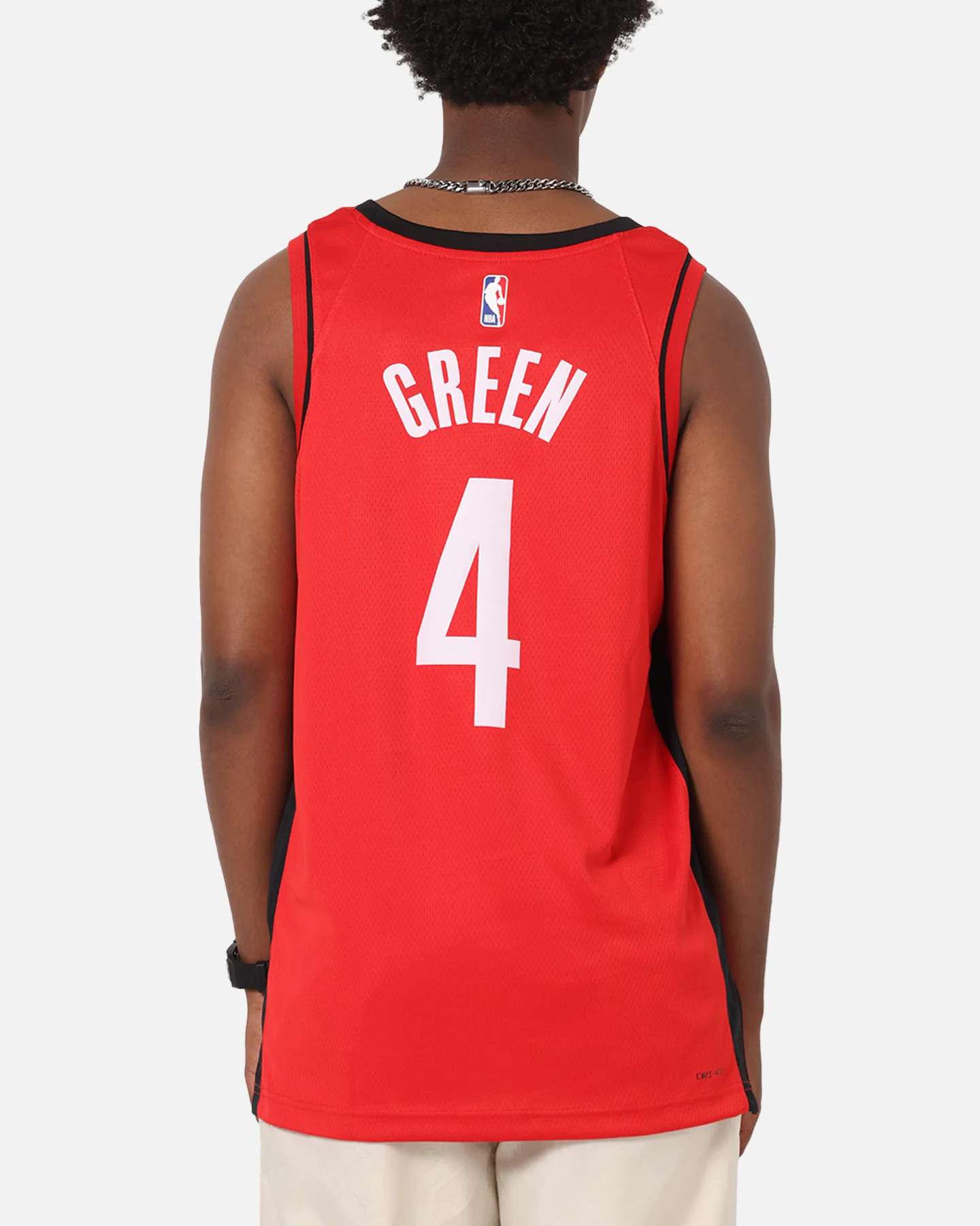 Nike Jalen Green Houston Rockets #4 Icon Edition 2022/23 Nike Dri-Fit NBA Swingman Jersey University Red - Image 2