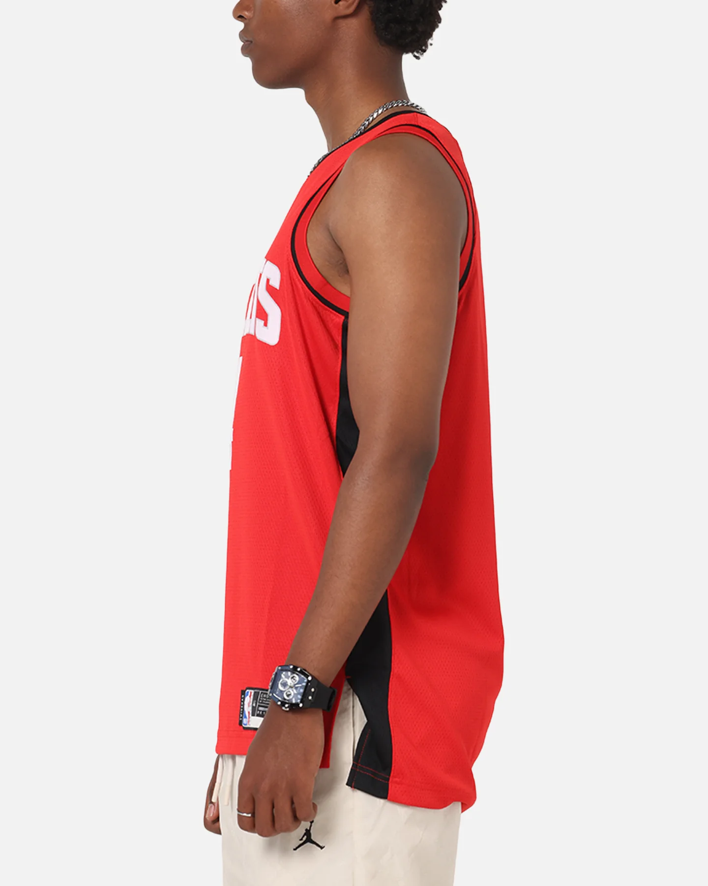 Nike Jalen Green Houston Rockets #4 Icon Edition 2022/23 Nike Dri-Fit NBA Swingman Jersey University Red - Image 6