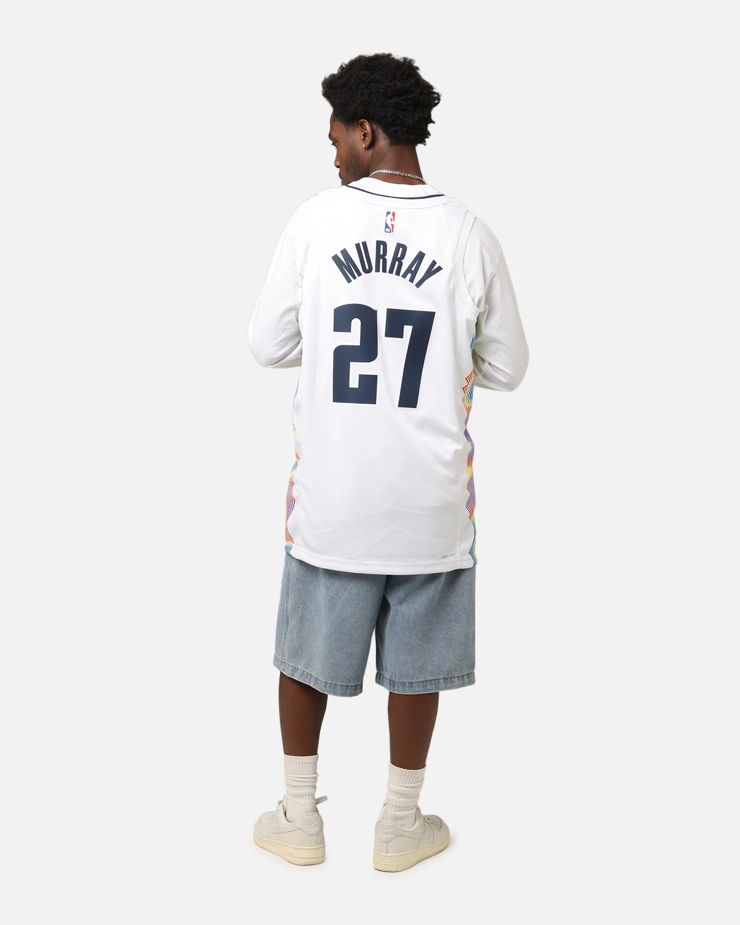 Nike Jamal Murray Denver Nuggets #27 City Edition 2024/25 Nike Dri-Fit NBA Swingman Jersey White - Image 4
