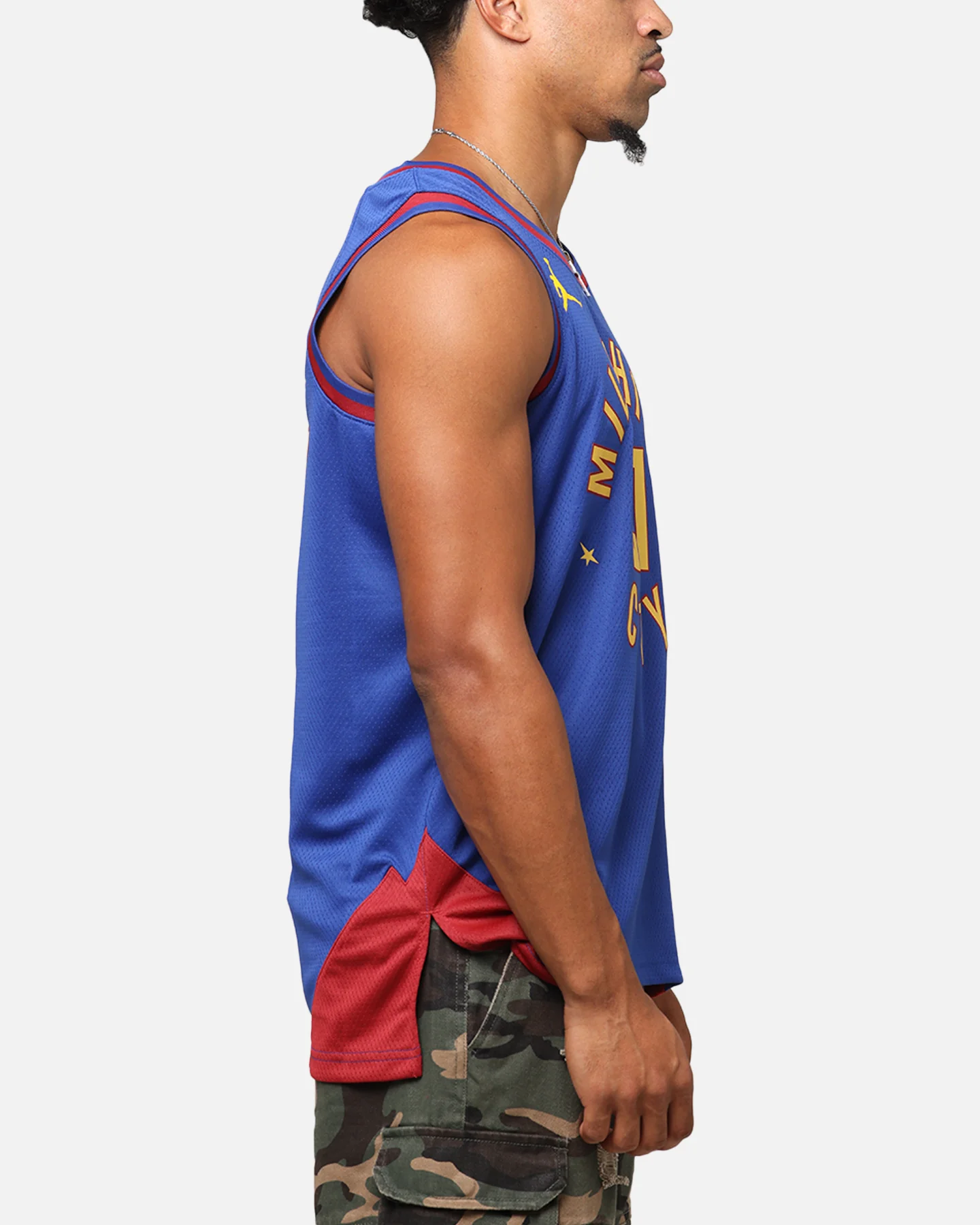 Nike Jamal Murray Denver Nuggets #27 Statement Edition 2022/23 Nike Dri-Fit NBA Swingman Jersey Rush Blue - Image 5