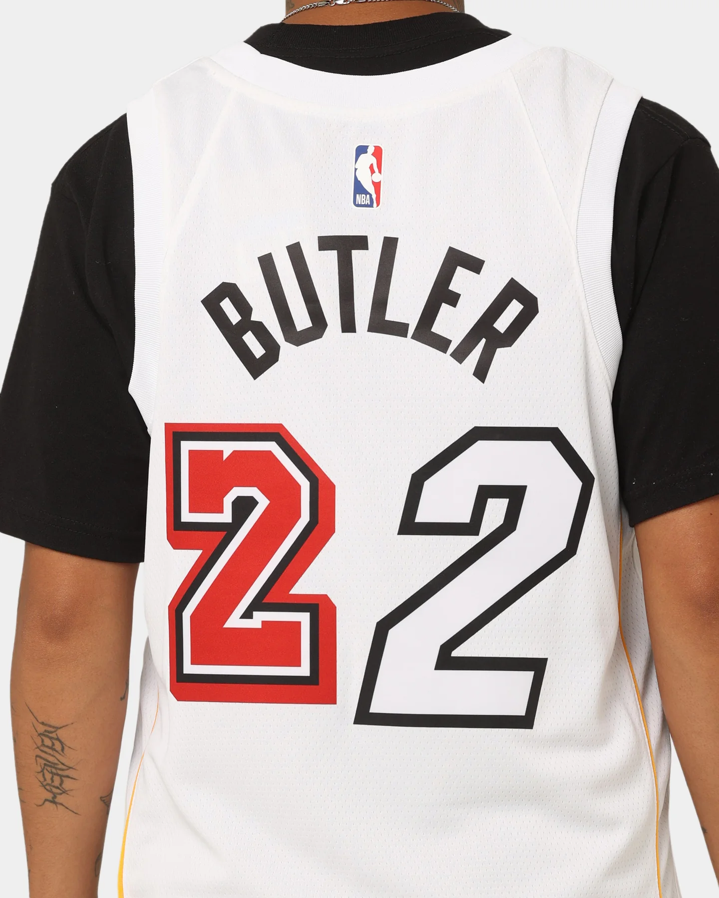 Nike Jimmy Butler Miami Heat #2 City Edition Nike Dri-FIT NBA Swingman Jersey White - Image 5