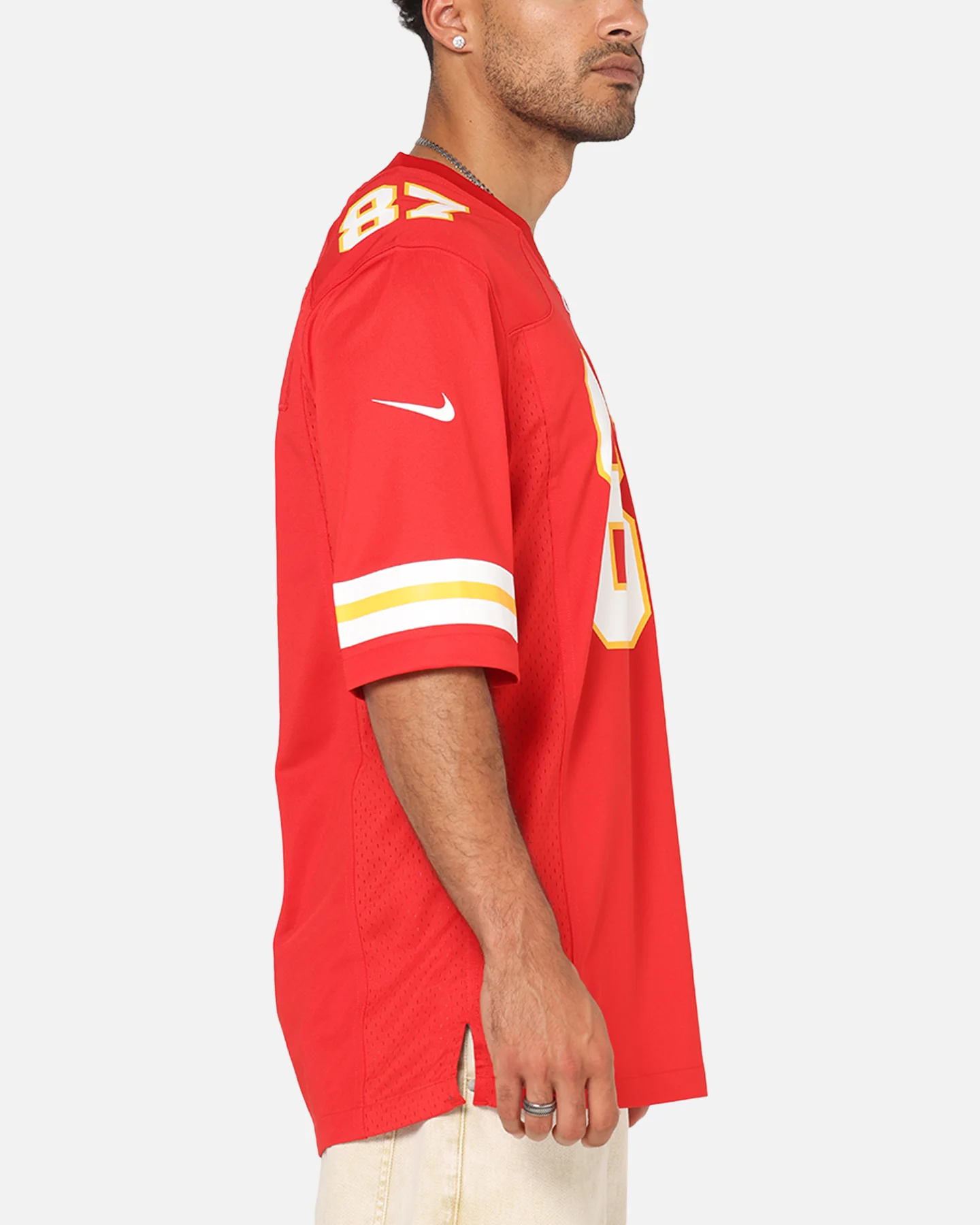 Nike Kansas City Chiefs Travis Kelce #87 Home Game NFL Jersey University Red - Image 5