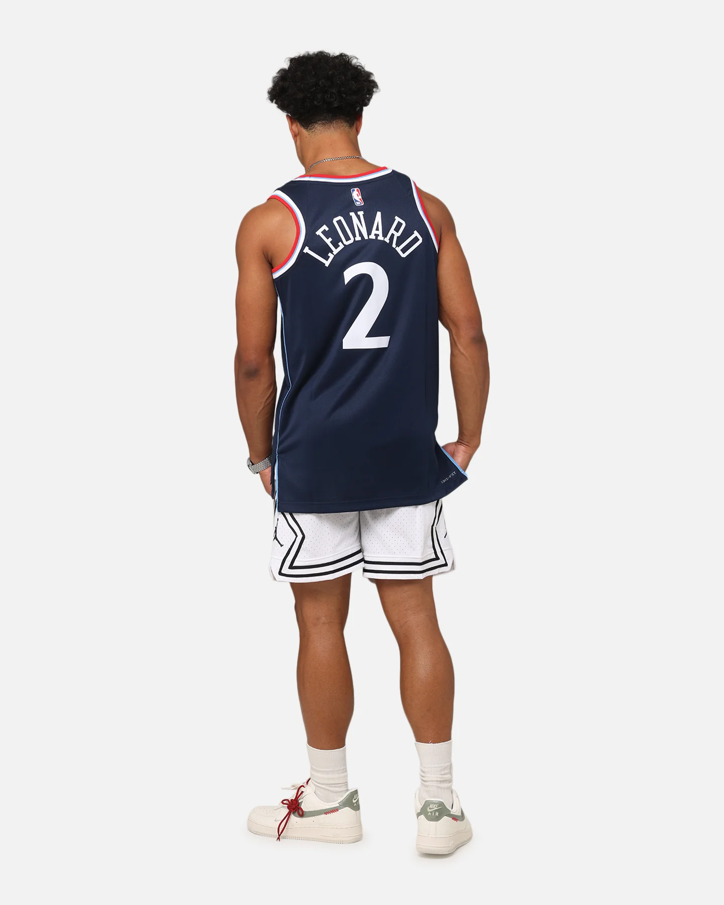 Nike Kawhi Leonard Los Angeles Clippers #2 City Edition 2024/25 Nike Dri-Fit NBA Swingman Jersey College Navy - Image 4