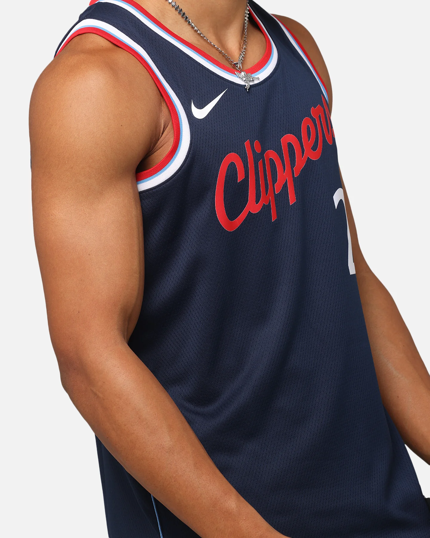 Nike Kawhi Leonard Los Angeles Clippers #2 City Edition 2024/25 Nike Dri-Fit NBA Swingman Jersey College Navy - Image 7