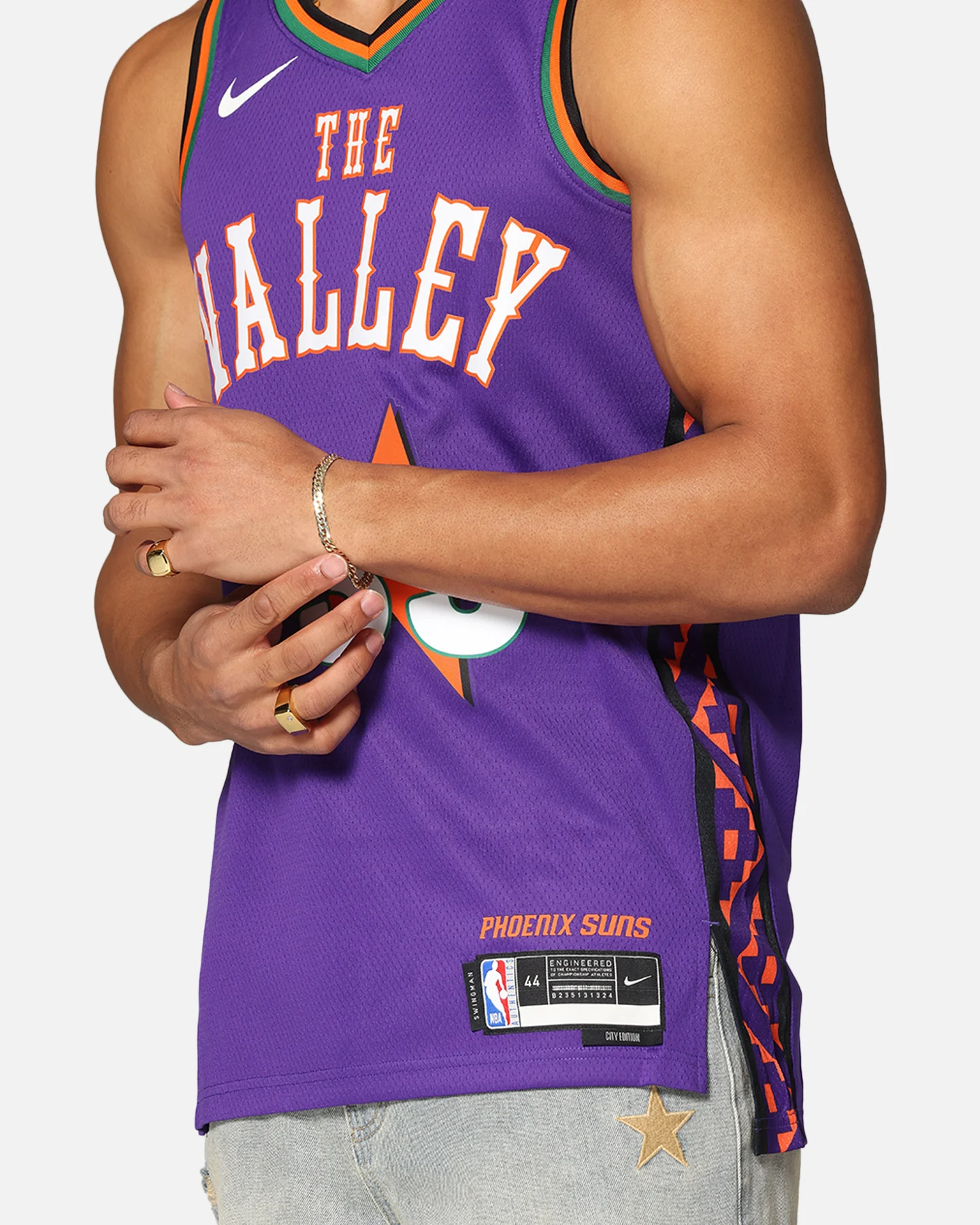 Nike Kevin Durant Phoenix Suns #35 City Edition 2024/25 Nike Dri-Fit NBA Swingman Jersey Field Purple - Image 7