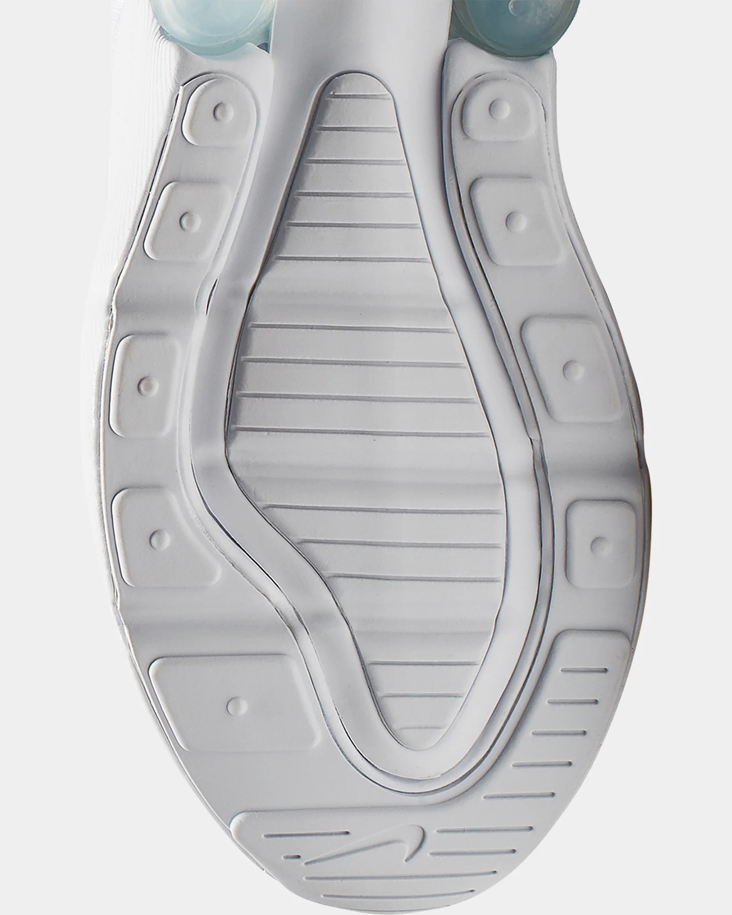 Nike Kid's Air Max 270 White/Metallic Silver - Image 5