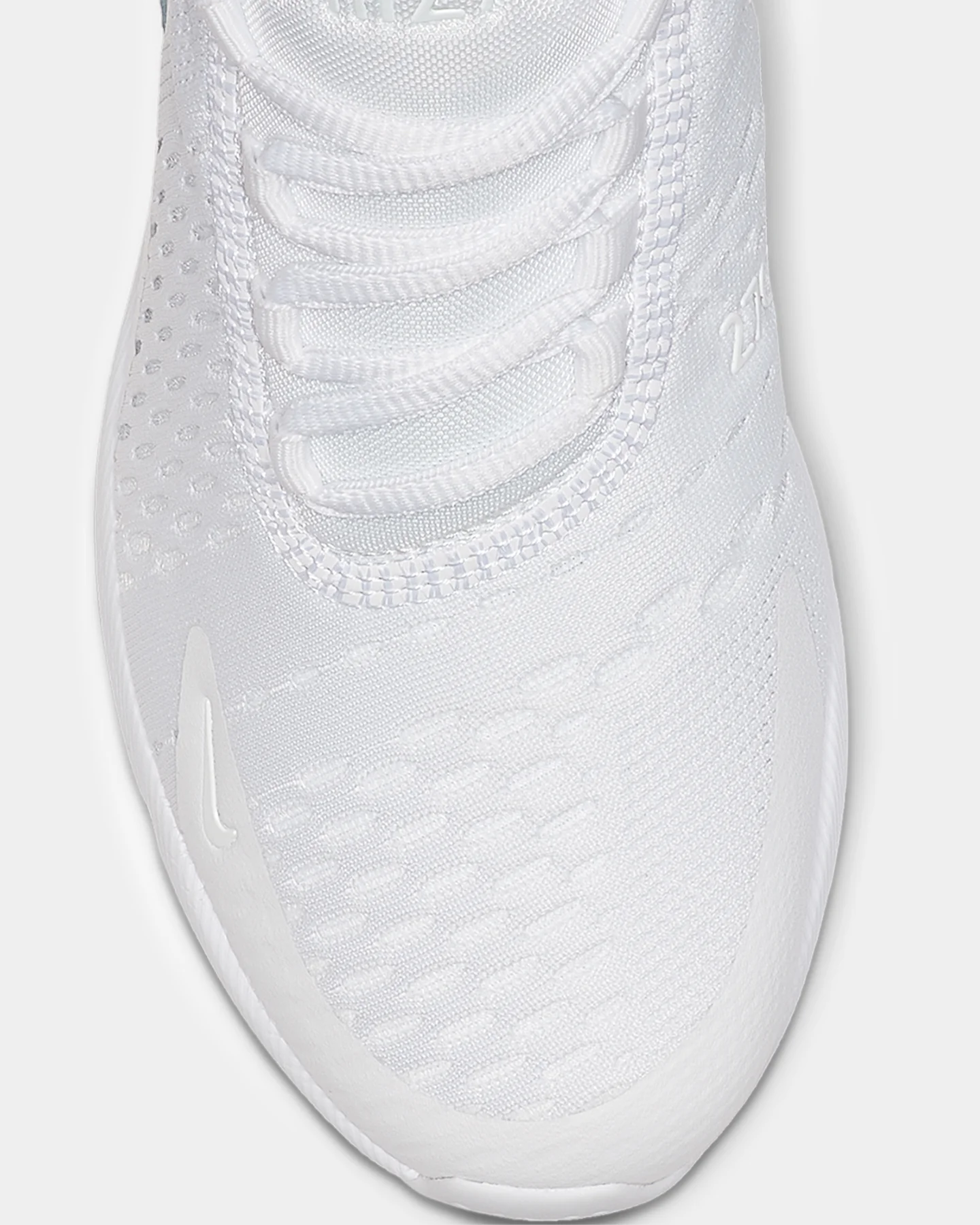 Nike Kid's Air Max 270 White/Metallic Silver - Image 6