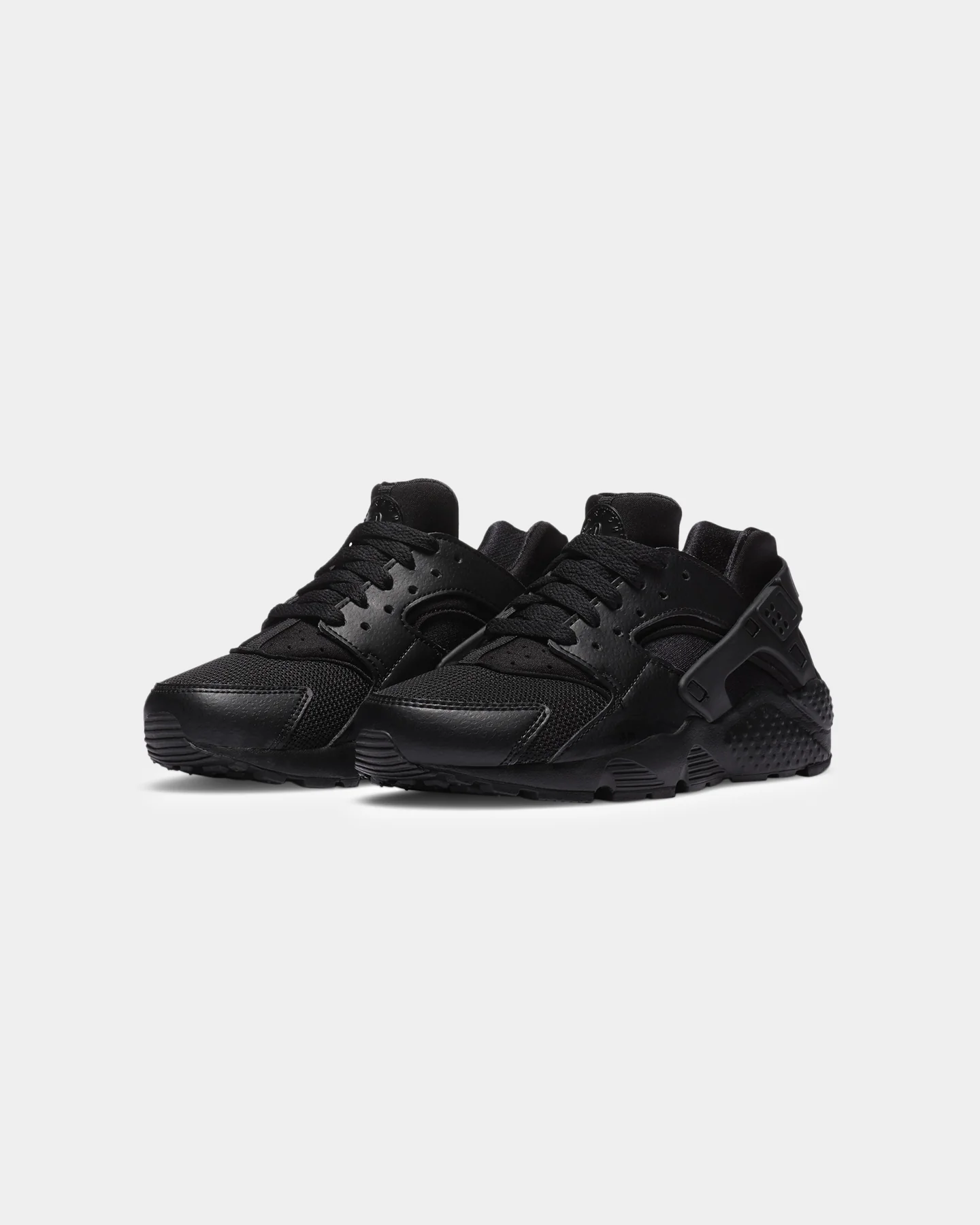 Nike Kids' Huarache Run (GS) Black/Black - Image 2