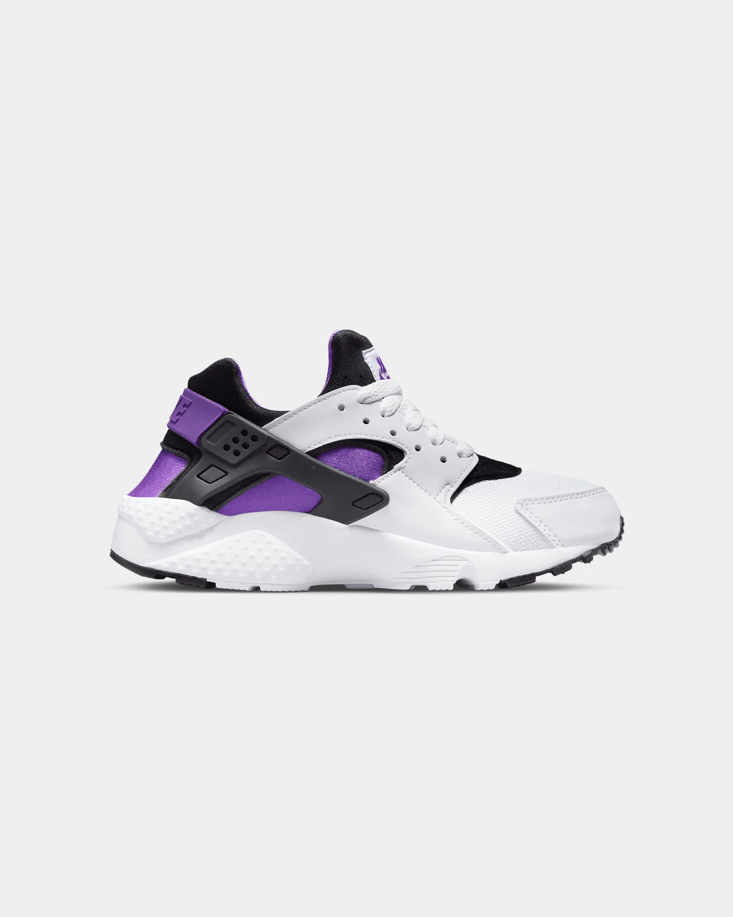 Nike Kid's Huarache Run (GS) White/Black - Image 4
