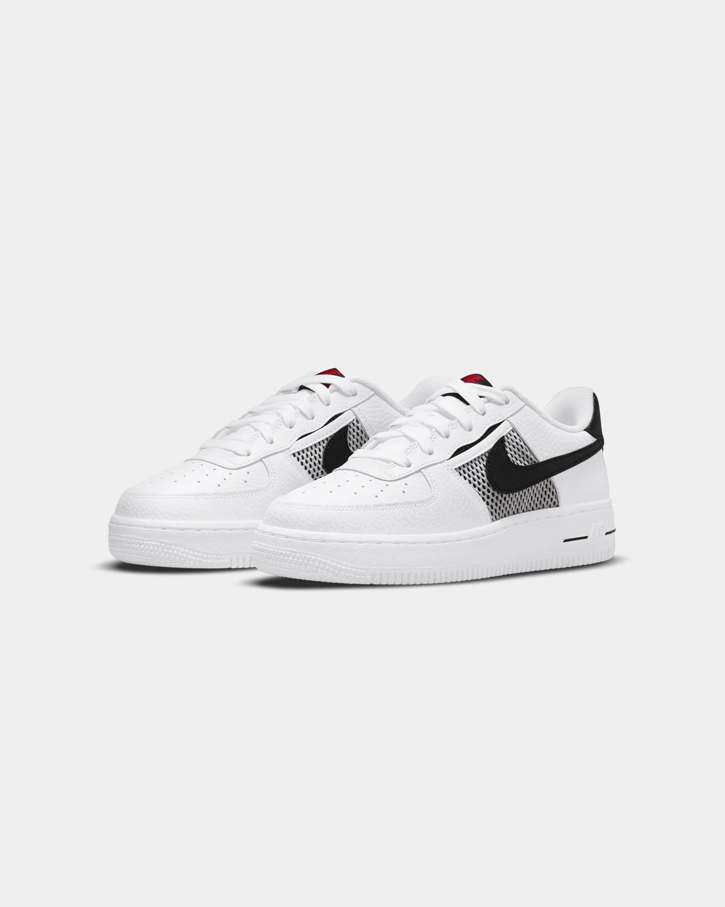 Nike Kids' Air Force 1 LV8 EMB (GS) White/Black - Image 2