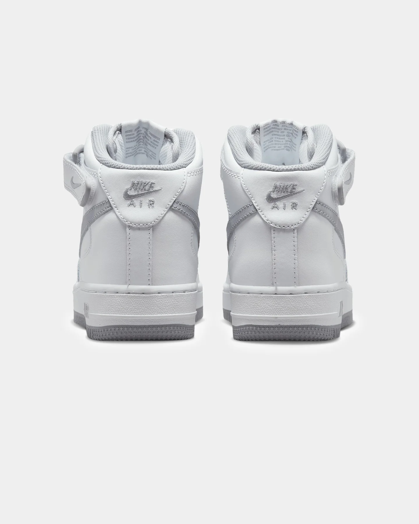 Nike Kids' Air Force 1 Mid LE (GS) White/Wolf Grey - Image 3