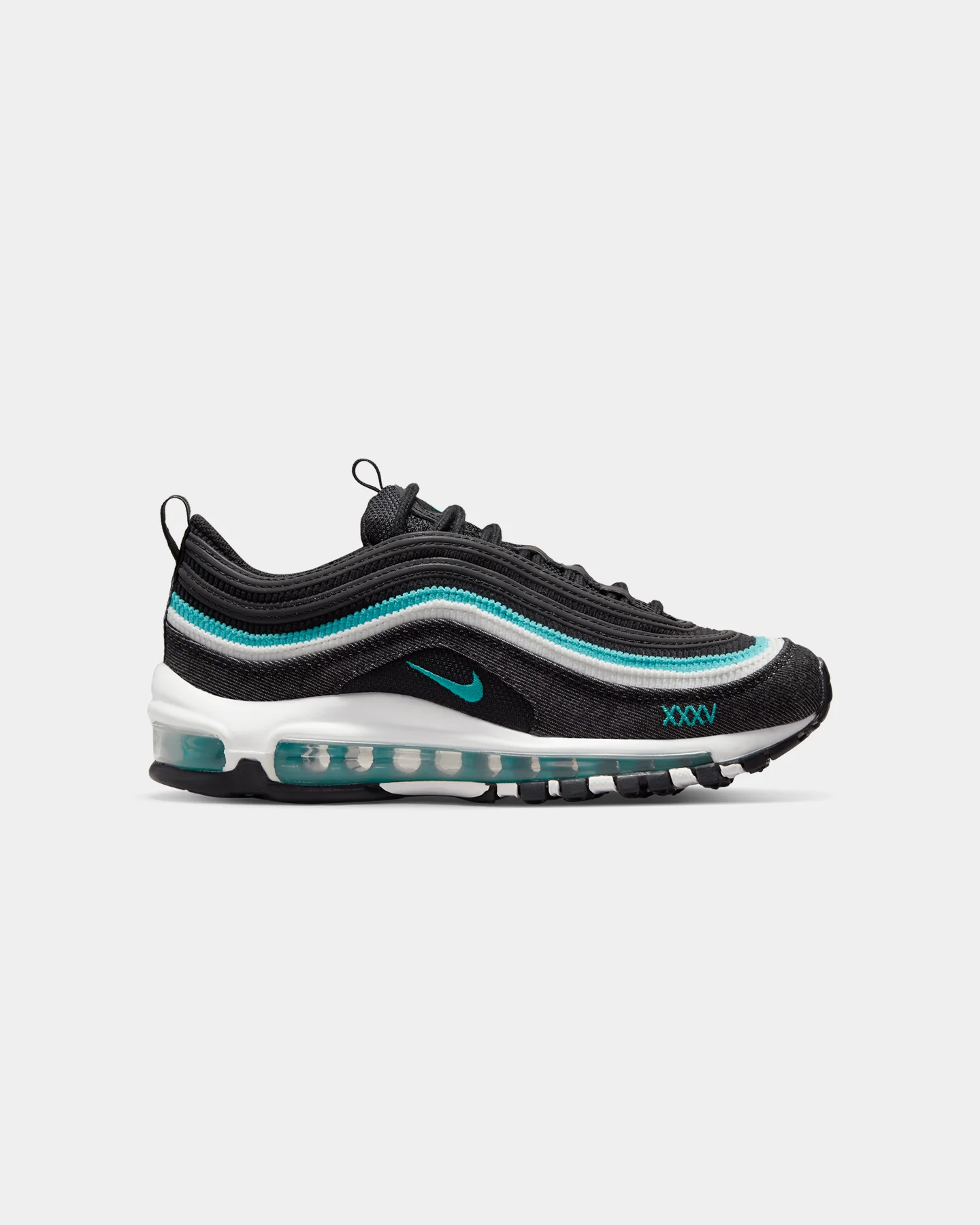 Nike Kids' Air Max 97 SE (GS) Black/Sport Turq - Image 4
