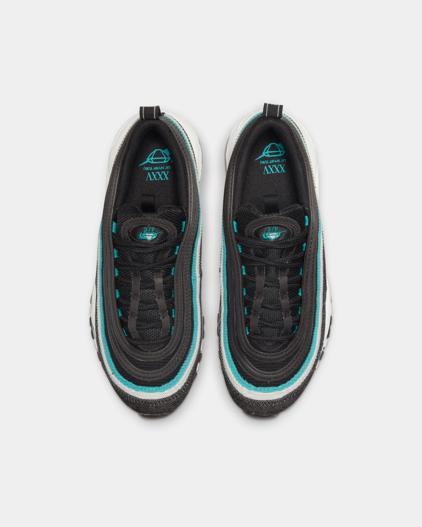 Nike Kids' Air Max 97 SE (GS) Black/Sport Turq - Image 7