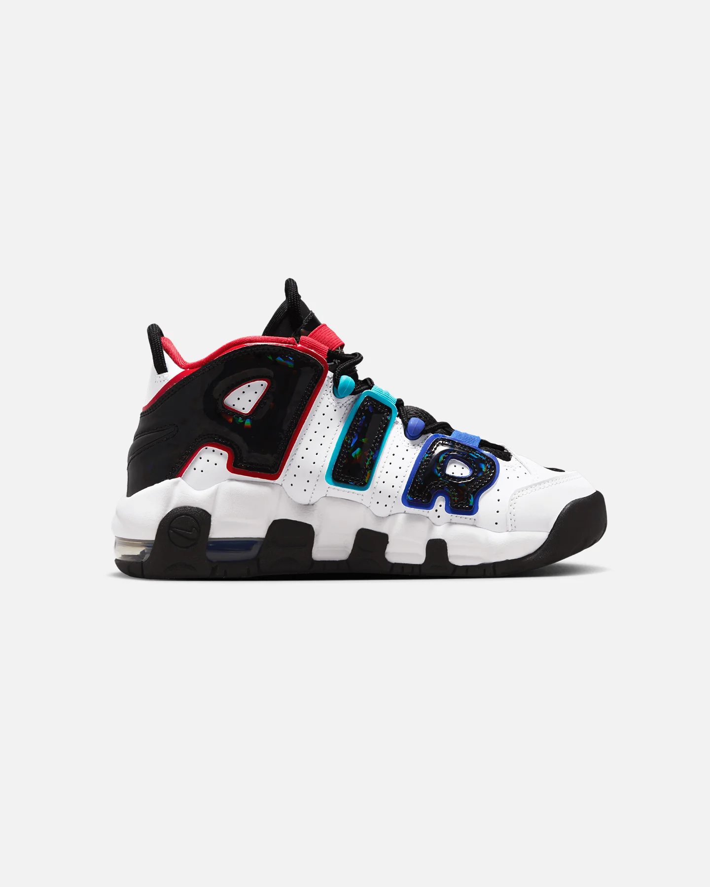 Nike Kids' Air More Uptempo (GS) White/Black - Image 4