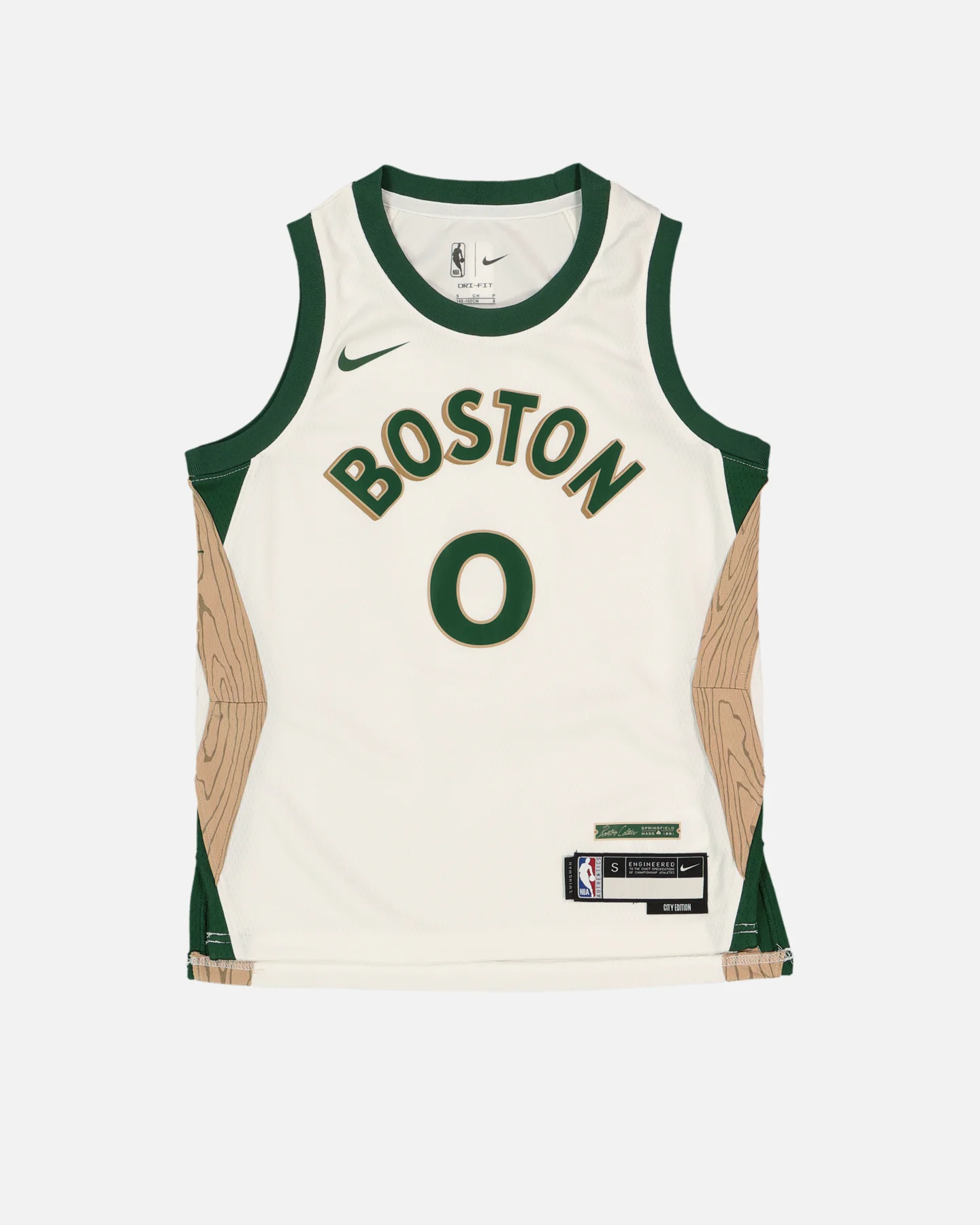 Nike Kids' Boston Celtics Jayson Tatum City Edition Swingman Jersey Sail - Image 3