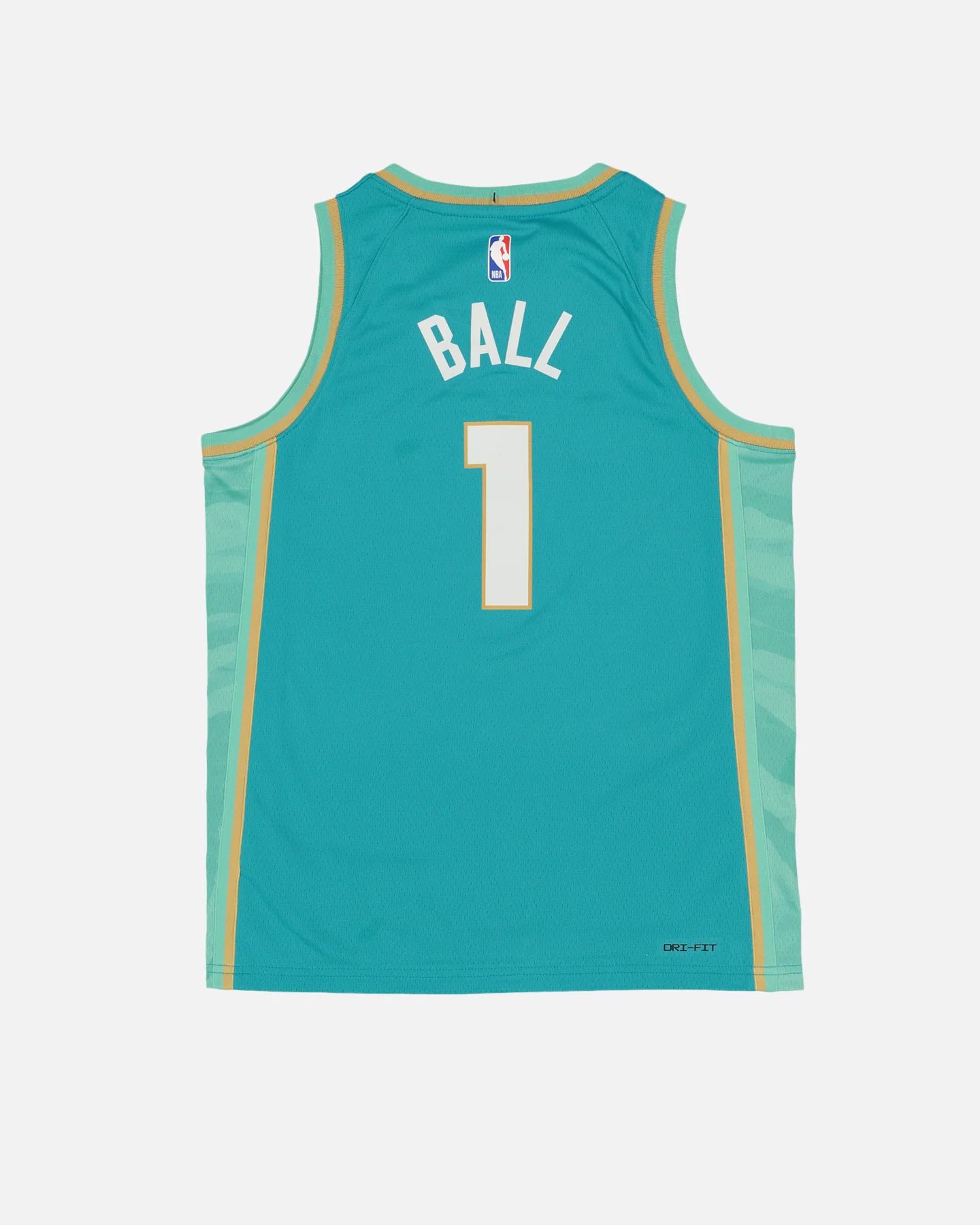 Nike Kids' Charlotte Hornets LaMelo Ball City Edition 2023/24 Swingman Jersey Rapid Teal - Image 5