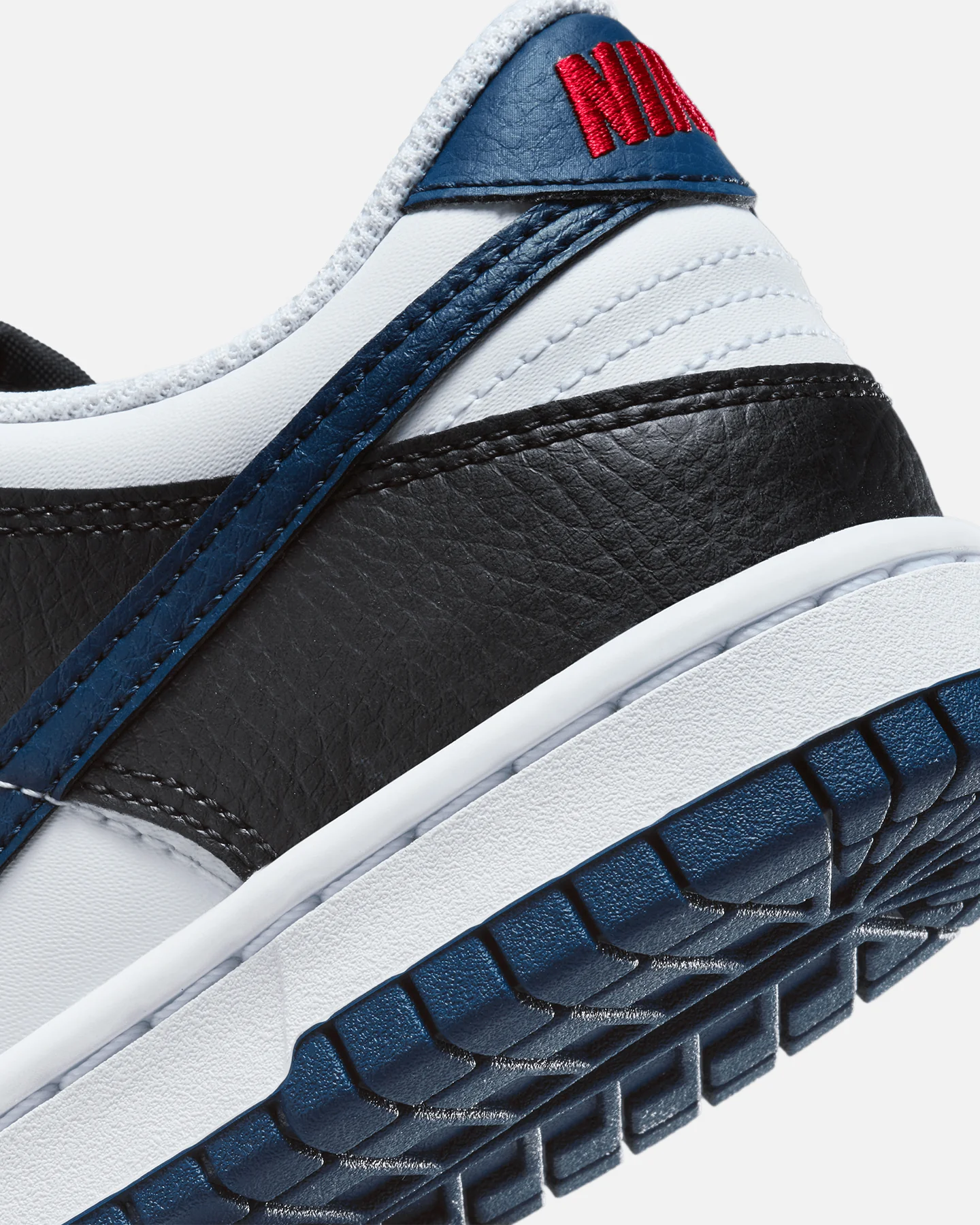 Nike Kids' Dunk Low (GS) Black/Navy - Image 8