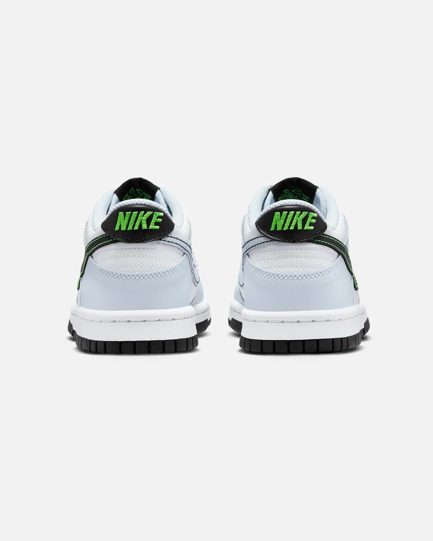 Nike Kids' Dunk Low (GS) White/Black-Football Grey - Image 3