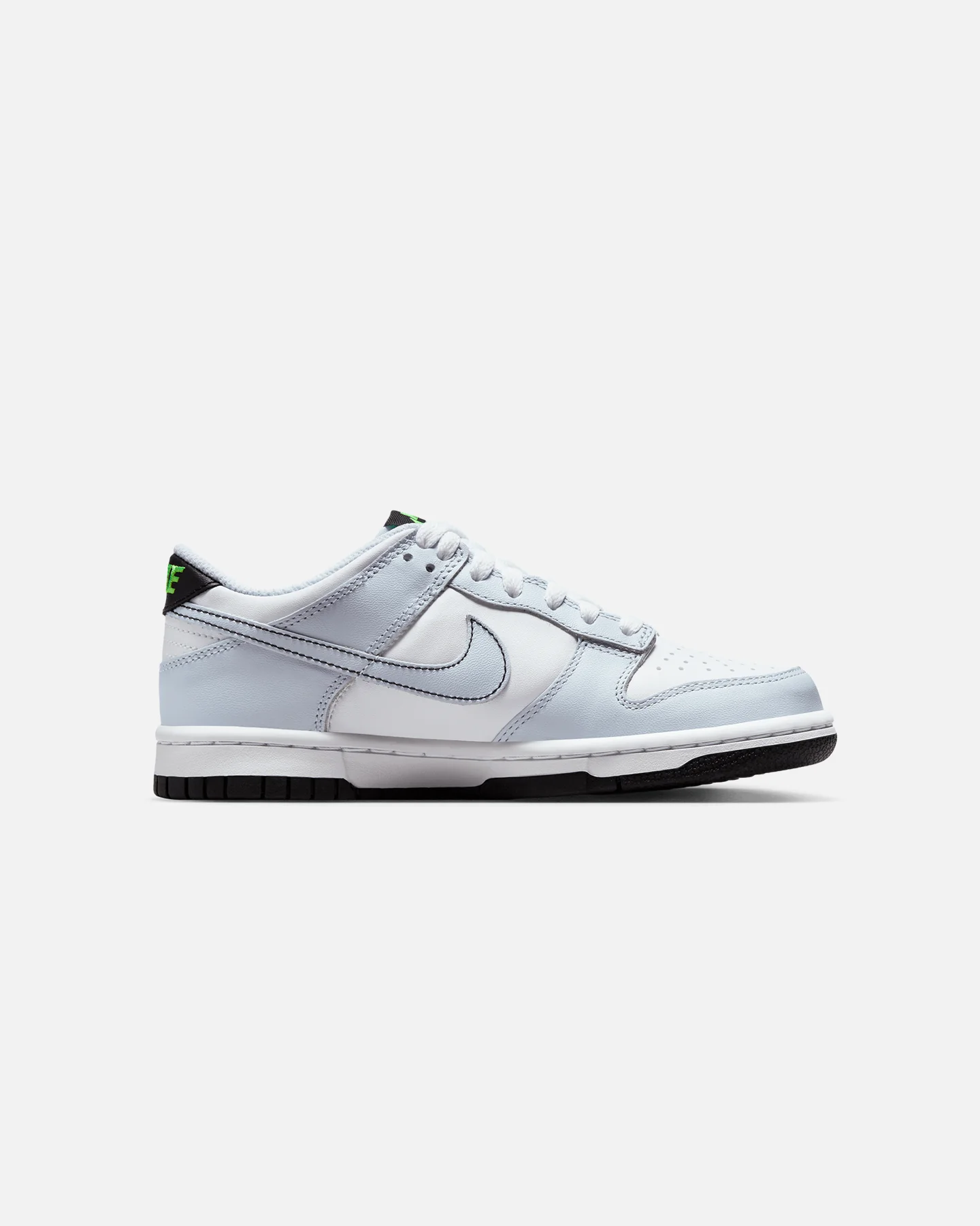 Nike Kids' Dunk Low (GS) White/Black-Football Grey - Image 4