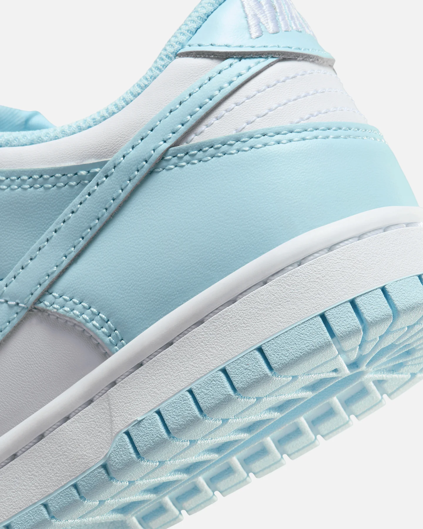 Nike Kids' Dunk Low (GS) White/Glacier Blue - Image 8