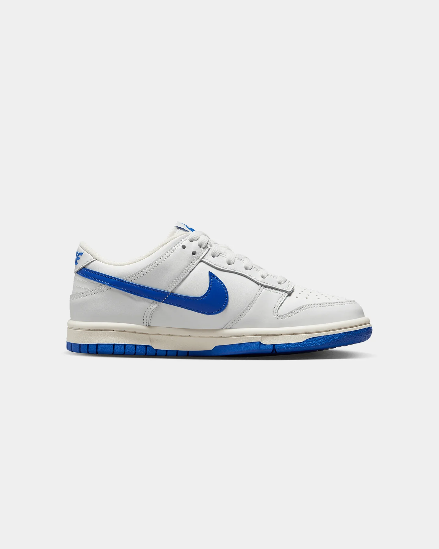 Nike Kids' Dunk Low "White Royal" (GS) Summit White/Hyper Royal - Image 4