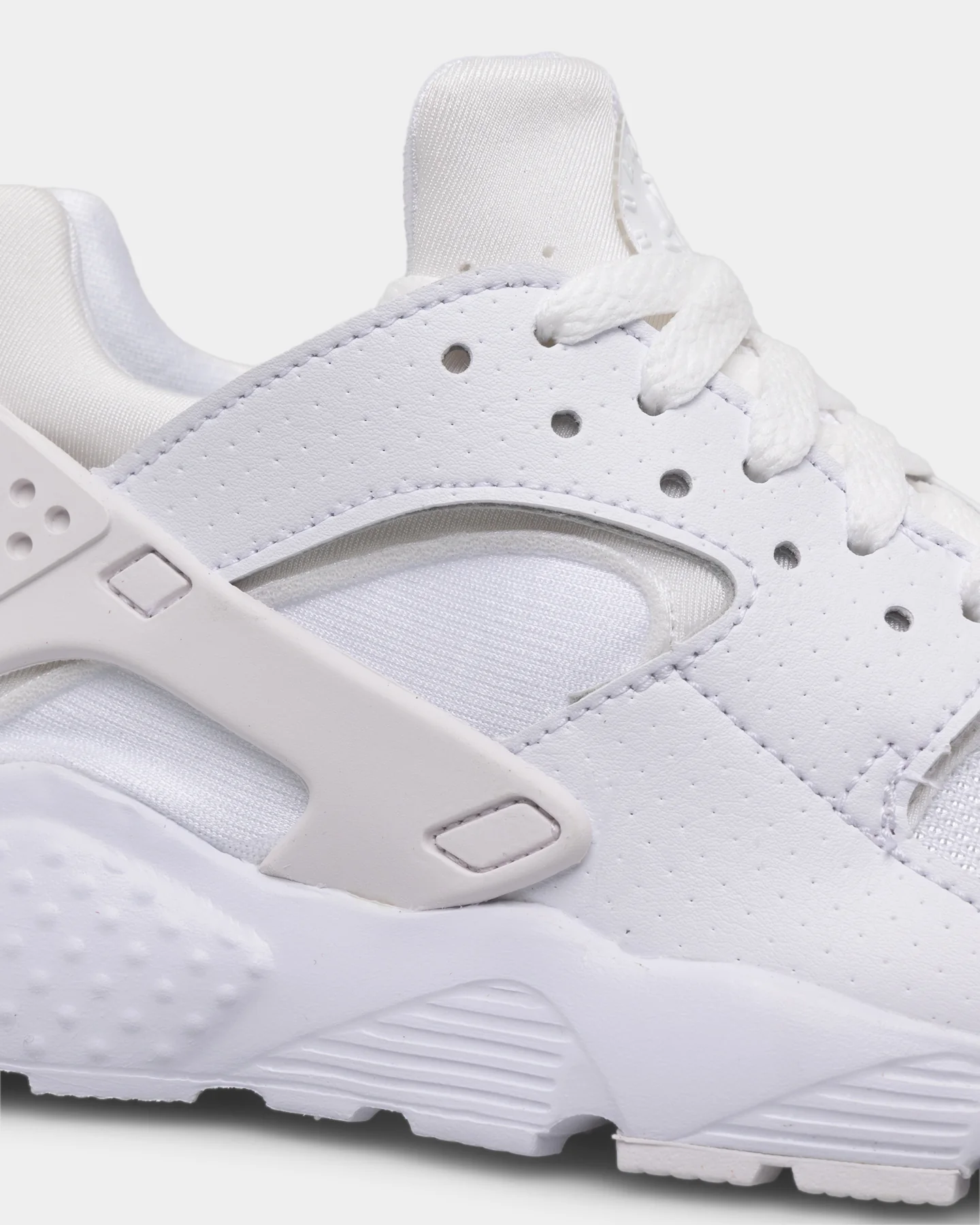 Nike Kids' Huarache Run (GS) White/White - Image 8