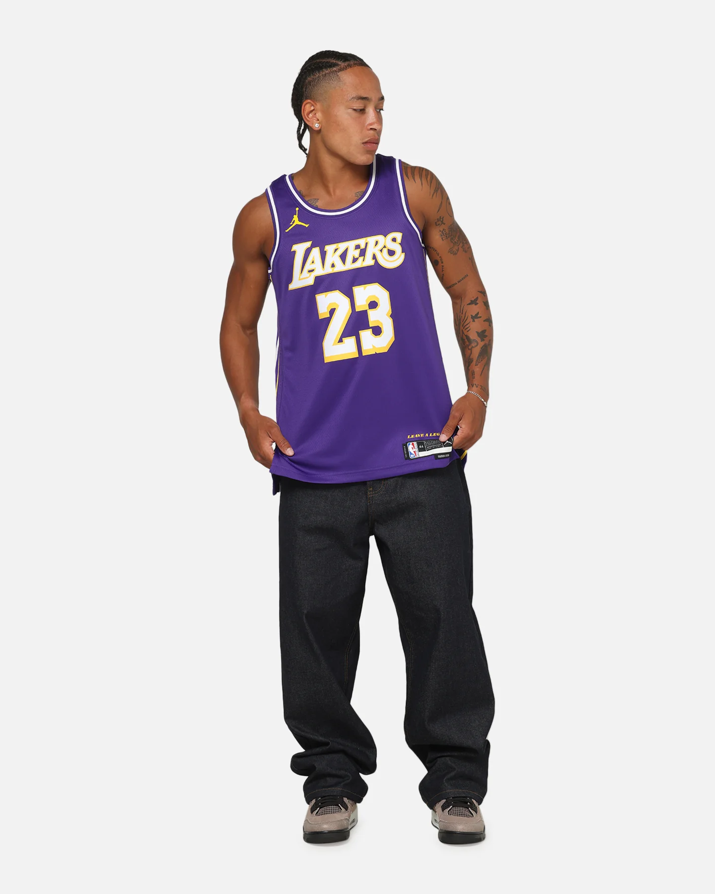 Nike LeBron James Los Angeles Lakers 2025/26 Statement Edition Dri-FIT NBA Swingman Jersey Field Purple - Image 3