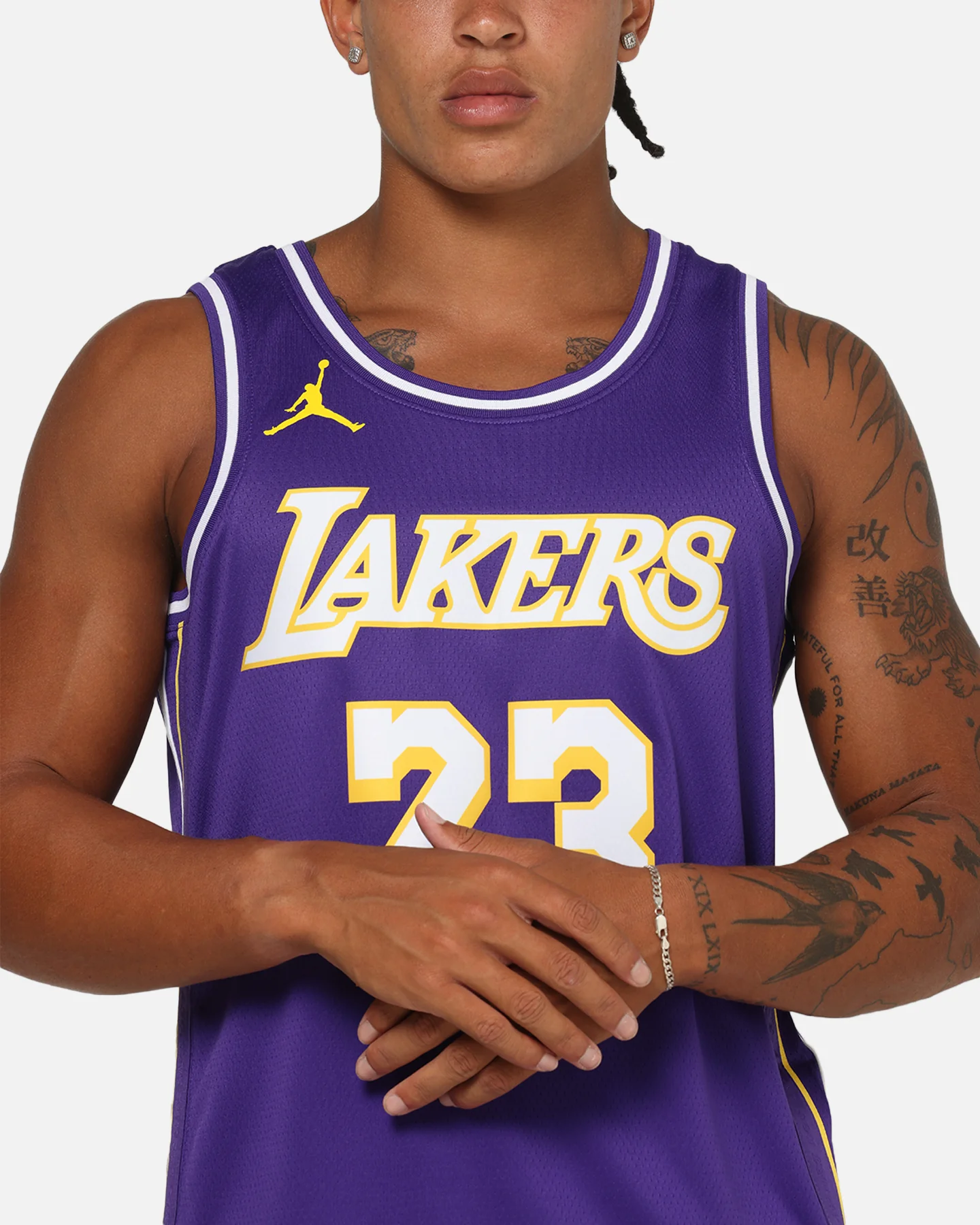 Nike LeBron James Los Angeles Lakers 2025/26 Statement Edition Dri-FIT NBA Swingman Jersey Field Purple - Image 7