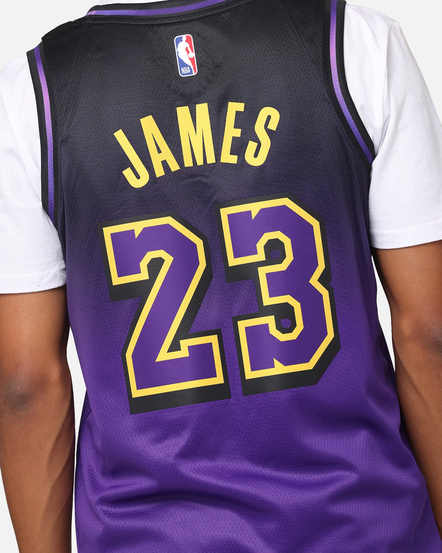 Nike Lebron James Los Angeles Lakers #23 City Edition 2024/25 Nike Dri-Fit NBA Swingman Jersey Field Purple - Image 8