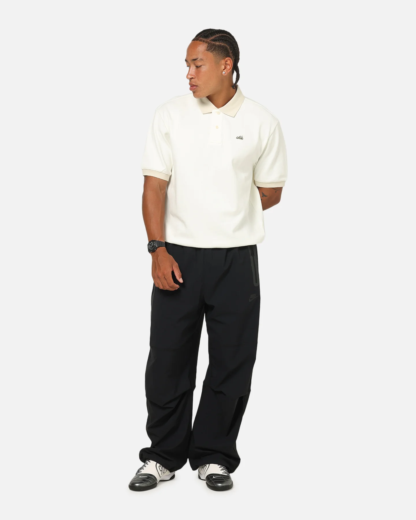 Nike Lift Heavyweight Polo T-Shirt Sail/Lt Khaki/Medium Olive - Image 2