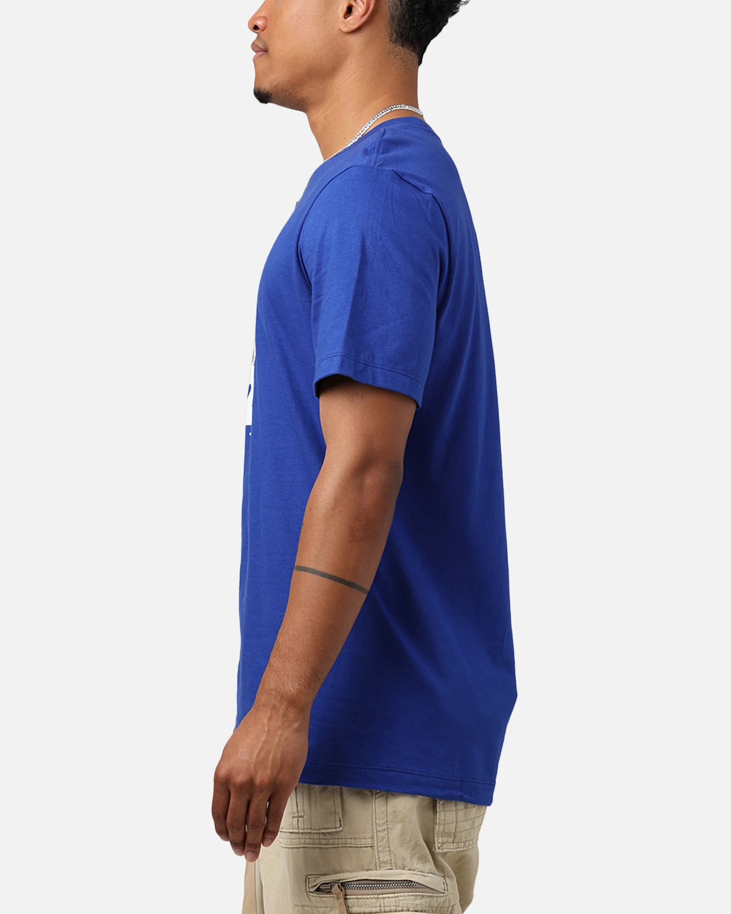 Nike Los Angeles Dodgers Fuse Large Logo T-Shirt Rush Blue - Image 5