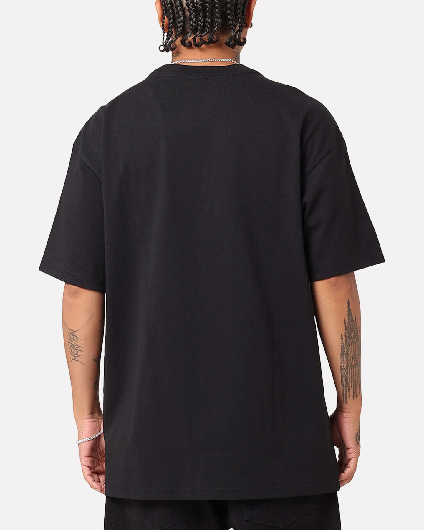 Nike Los Angeles Lakers NBA Max90 Courtside T-Shirt Black - Image 3