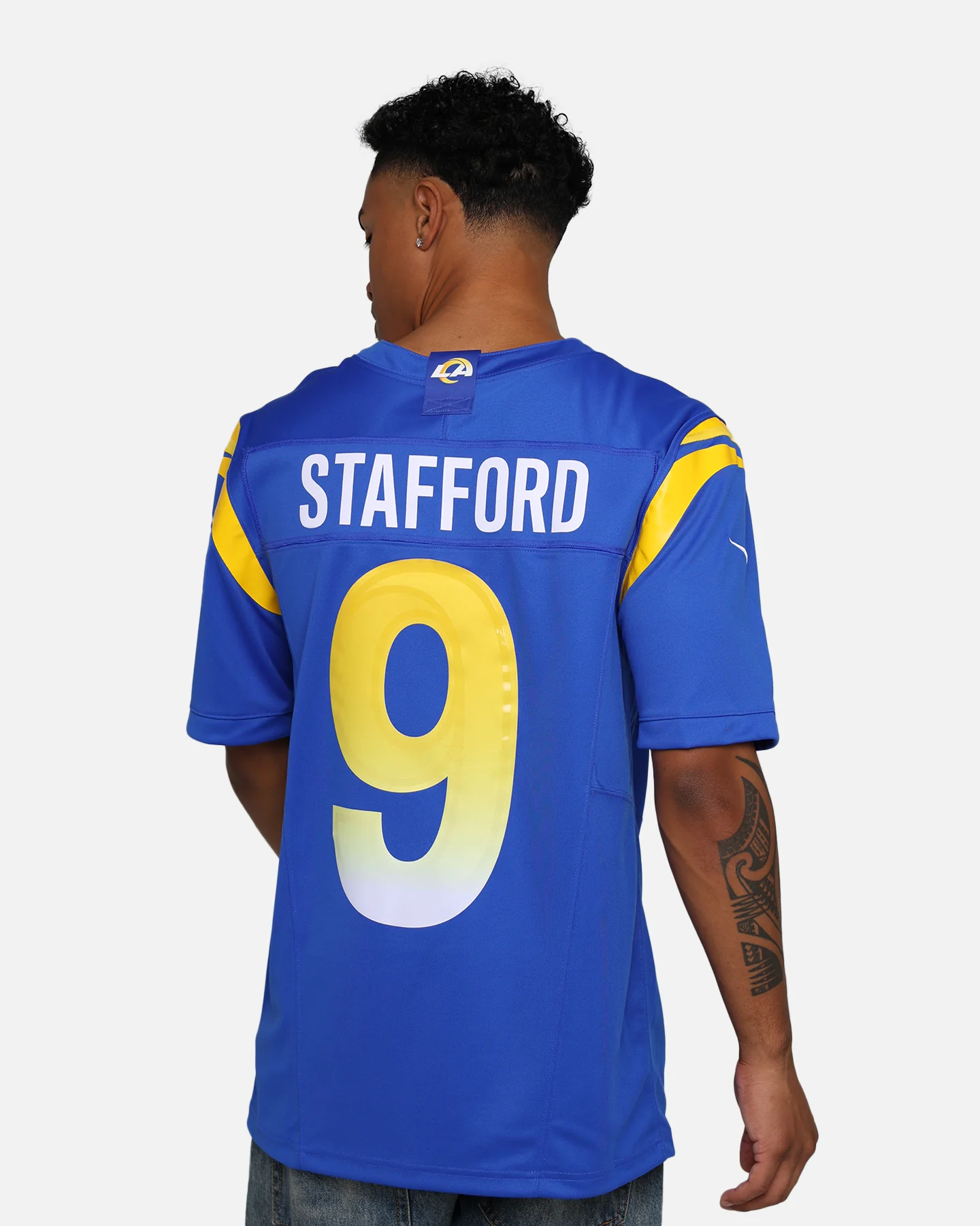 Nike Los Angeles Rams Matthew Stafford #9 Limited Jersey Hyper Royal - Image 2